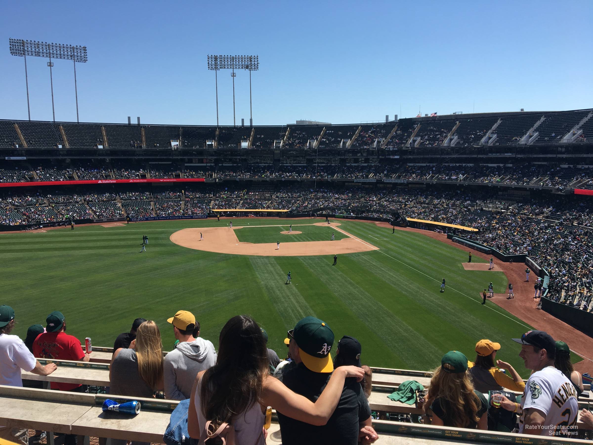 Section 235 at RingCentral Coliseum Oakland Athletics