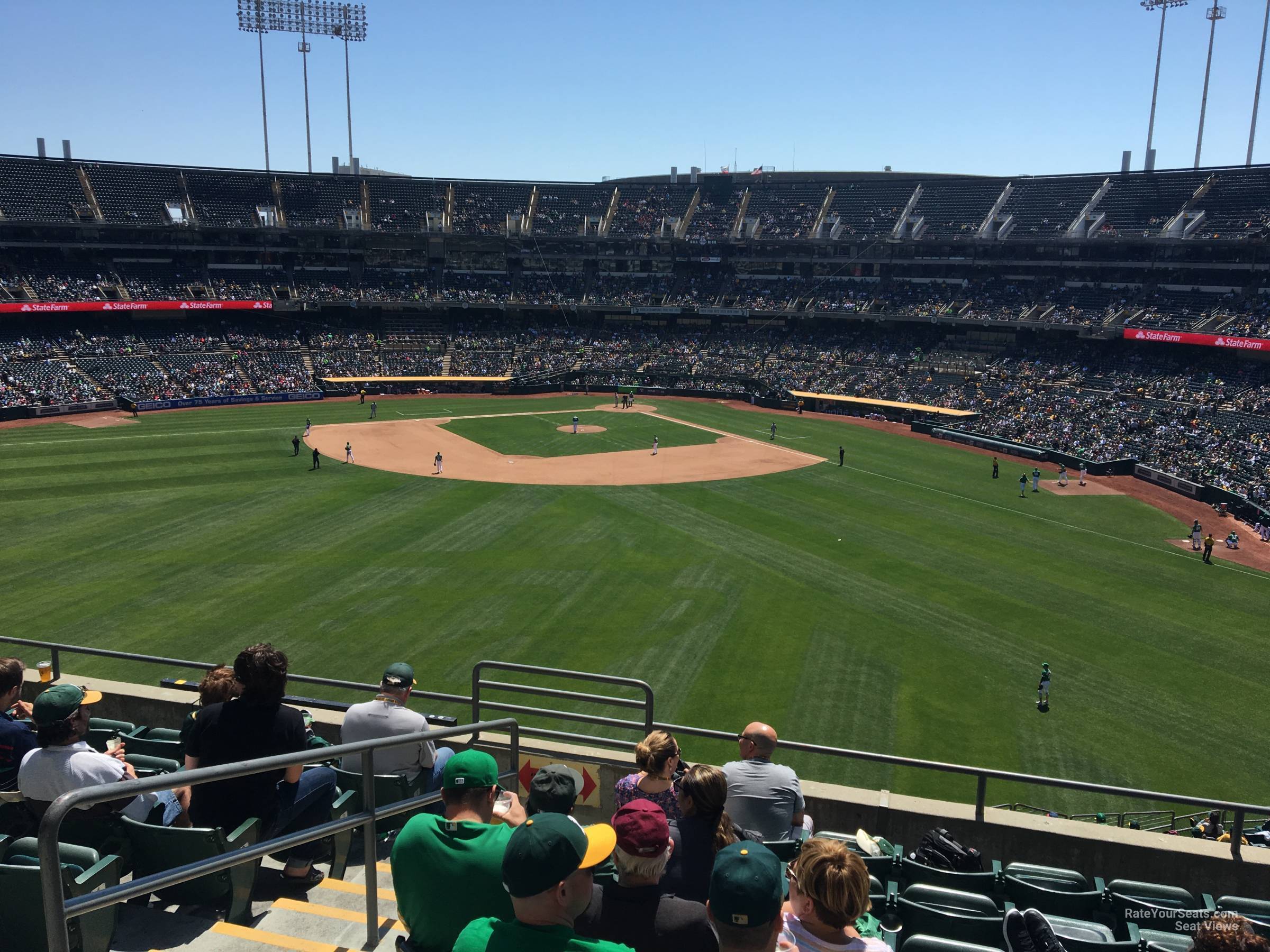 Section 238 at RingCentral Coliseum Oakland Athletics