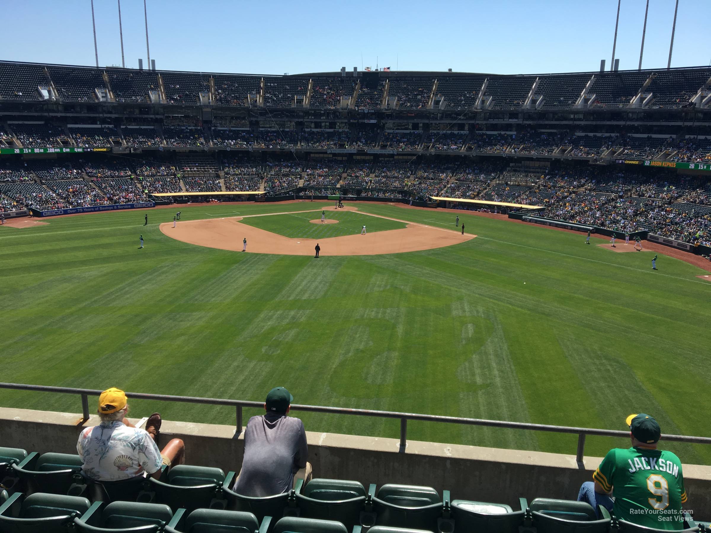Section 240 at RingCentral Coliseum Oakland Athletics
