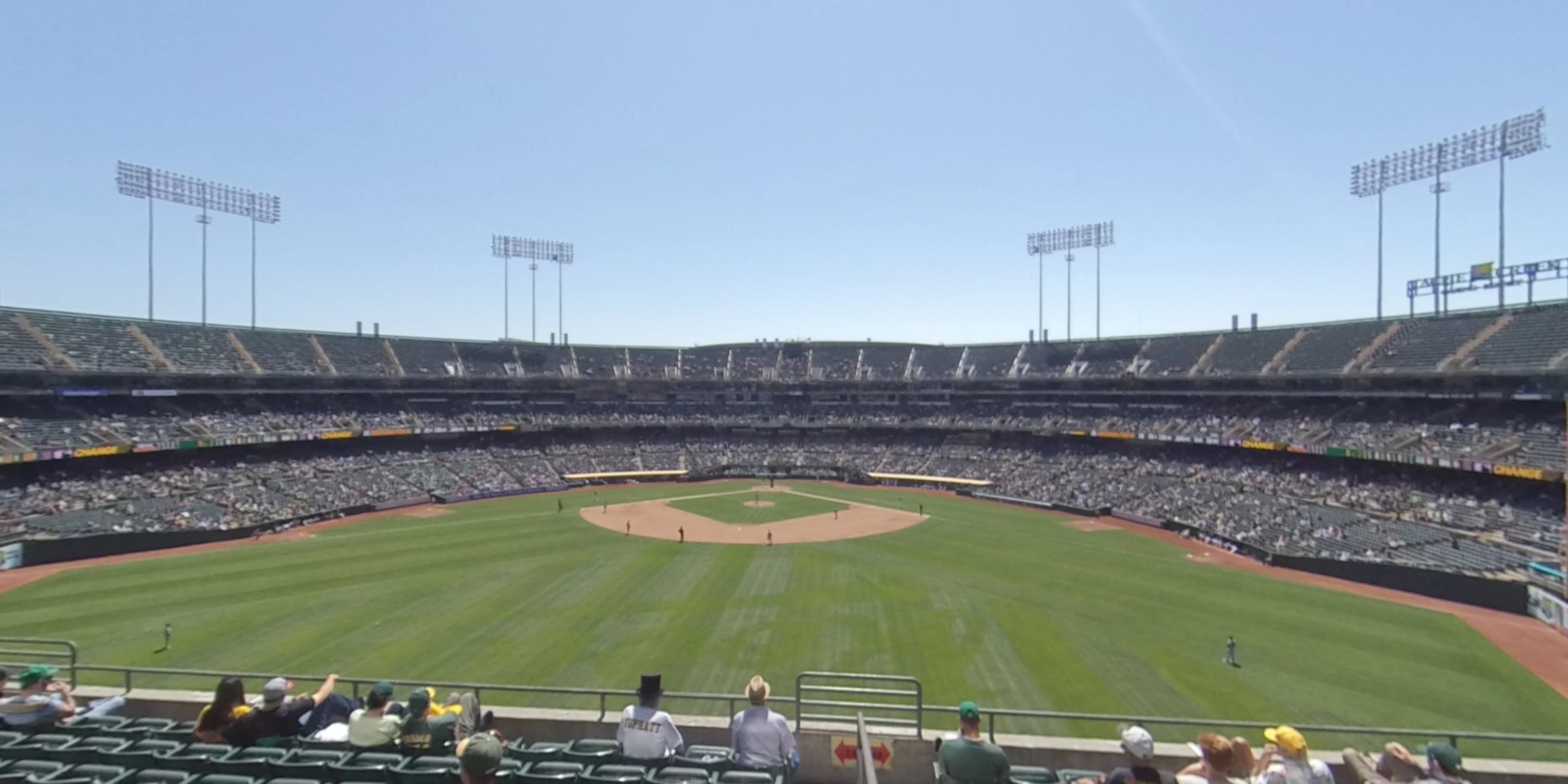 Section 241 at RingCentral Coliseum Oakland Athletics