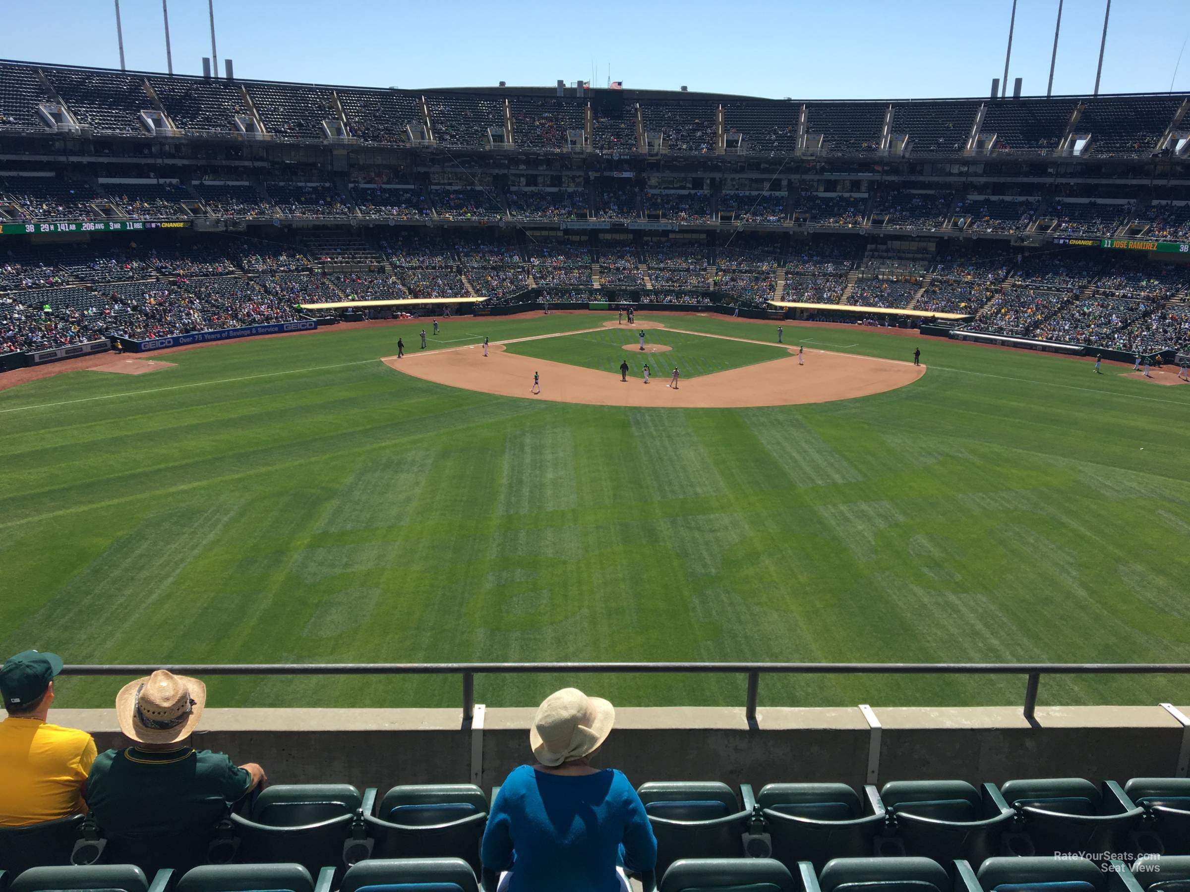 Section 243 at RingCentral Coliseum Oakland Athletics