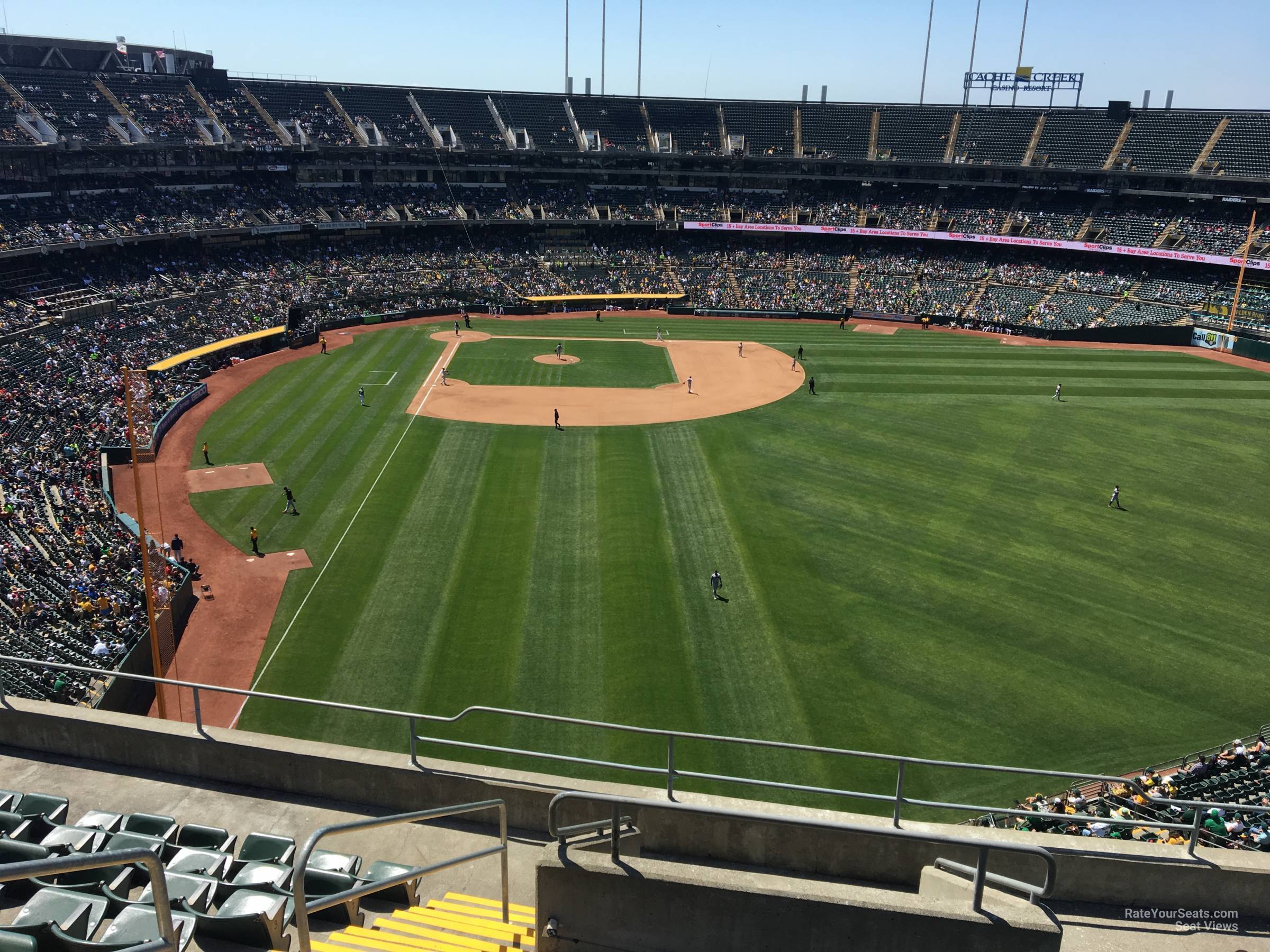 section 300, row 9 seat view  - ringcentral coliseum