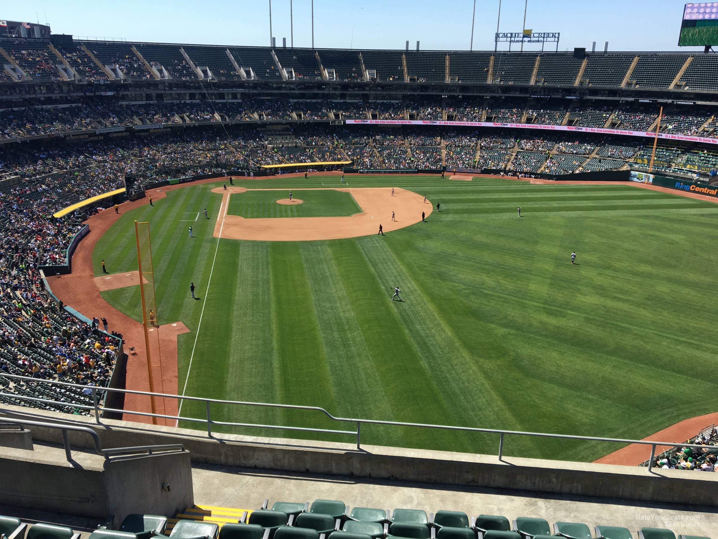 section 301, row 9 seat view  - ringcentral coliseum