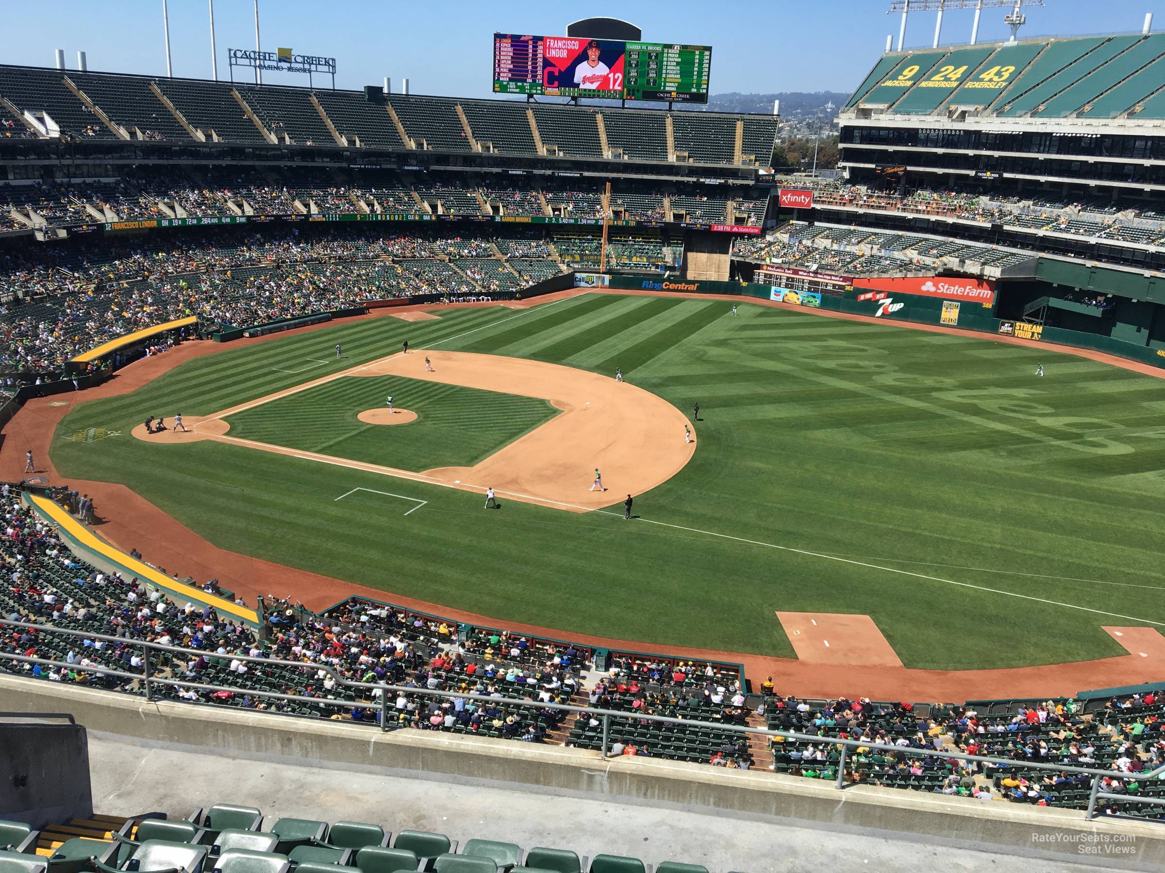 section 309, row 9 seat view  - ringcentral coliseum