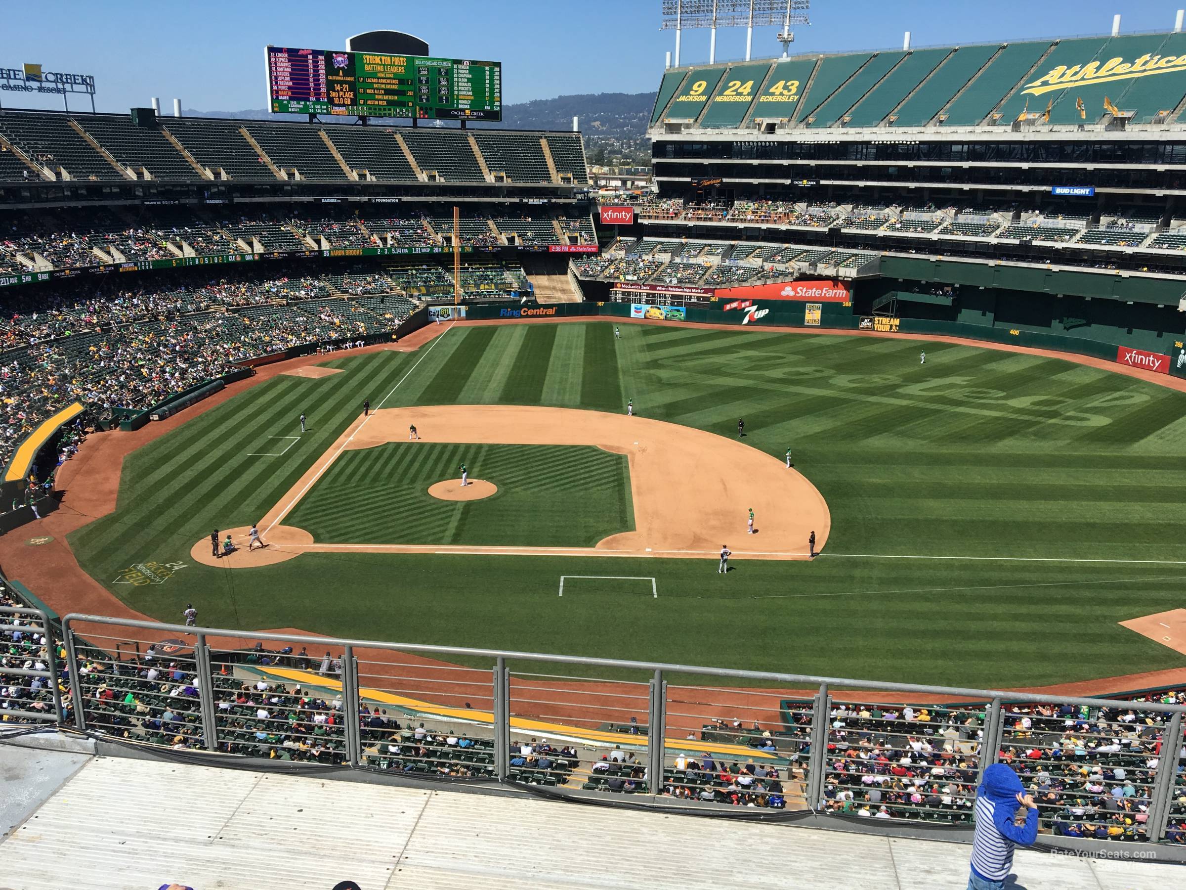 section 312, row 3 seat view  - ringcentral coliseum