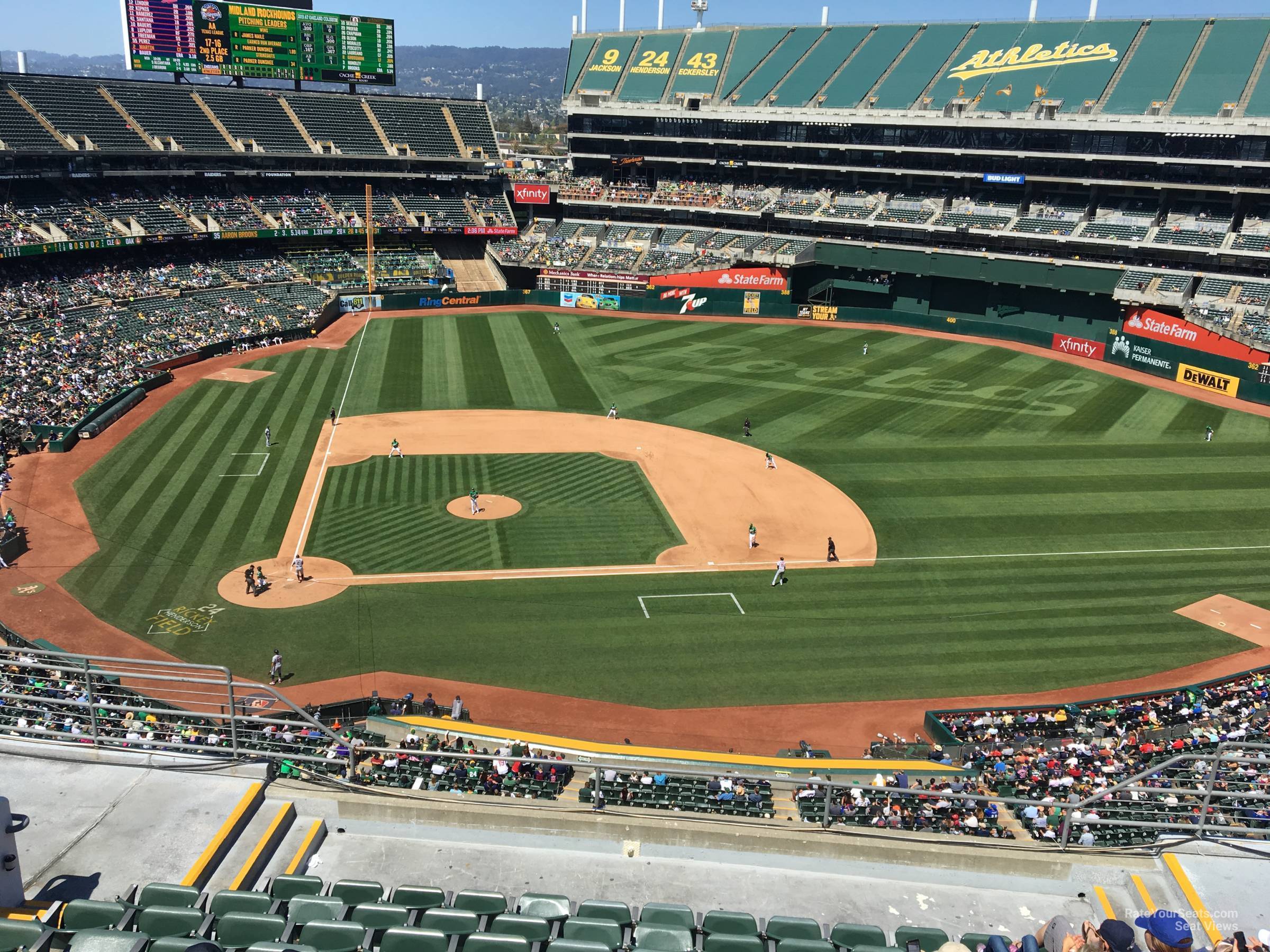 section 313, row 9 seat view  - ringcentral coliseum