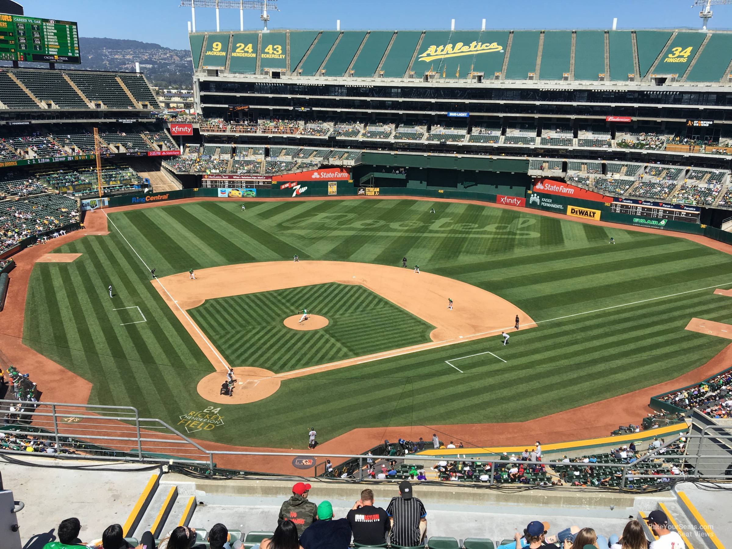 section 315, row 9 seat view  - ringcentral coliseum