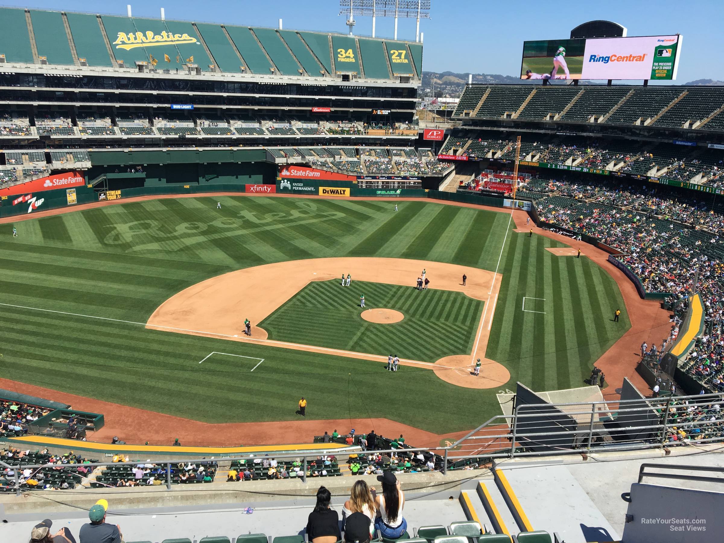 section 320, row 9 seat view  - ringcentral coliseum