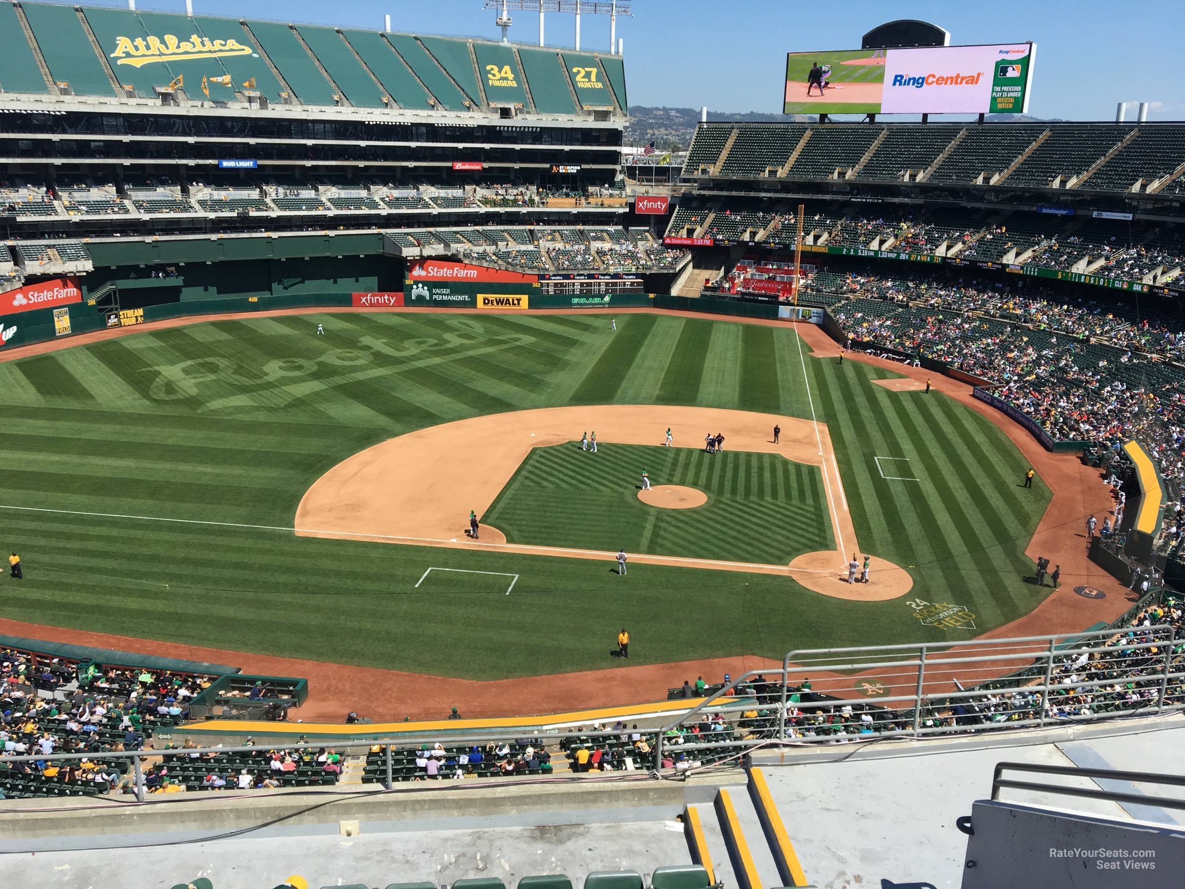 section 321, row 9 seat view  - ringcentral coliseum