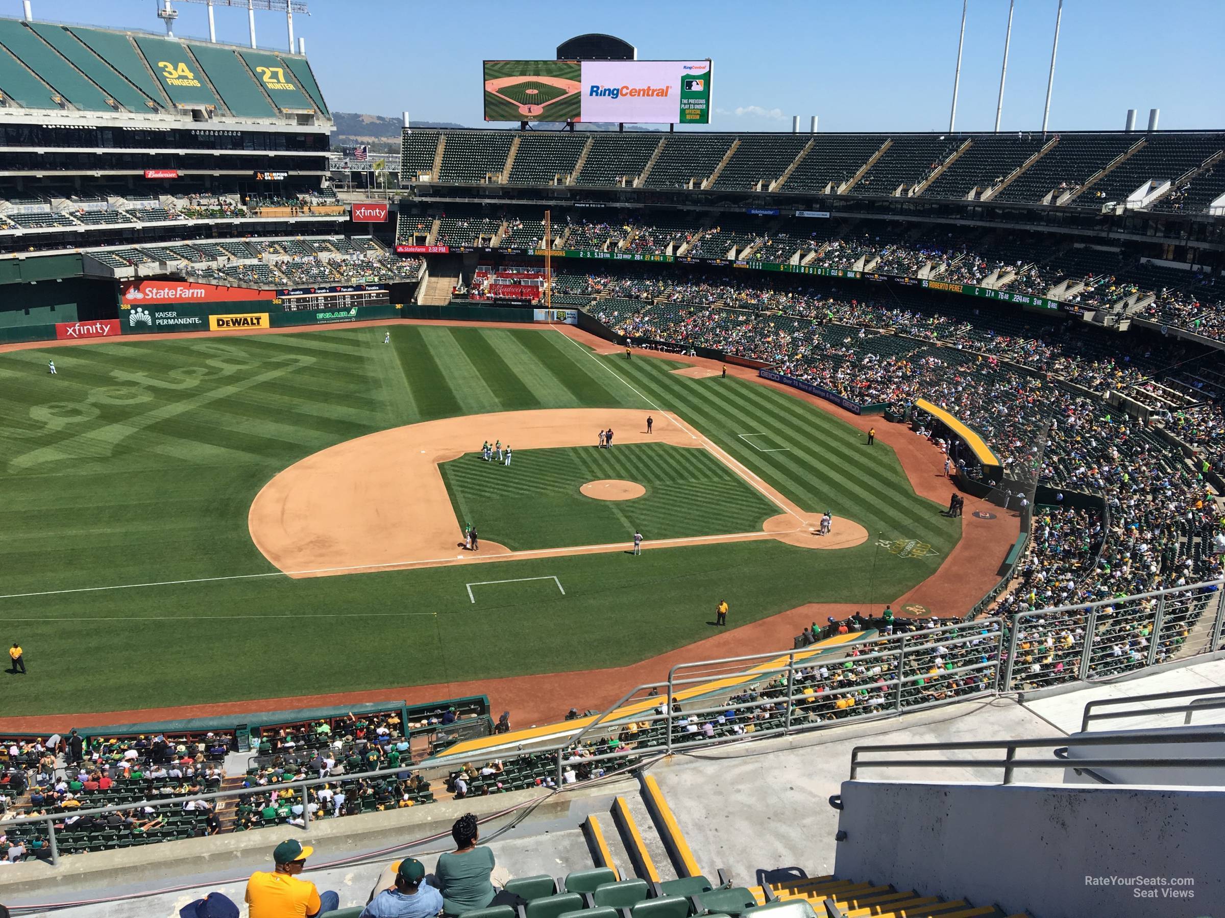 section 323, row 9 seat view  - ringcentral coliseum