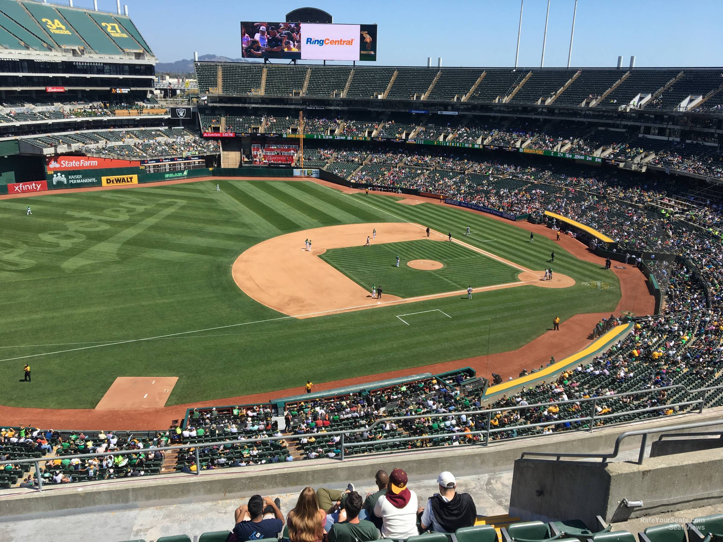 section 325, row 9 seat view  - ringcentral coliseum