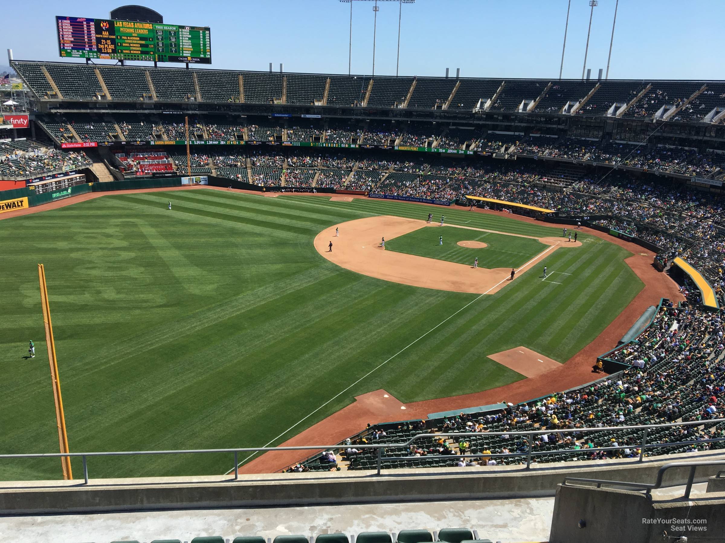 section 330, row 9 seat view  - ringcentral coliseum