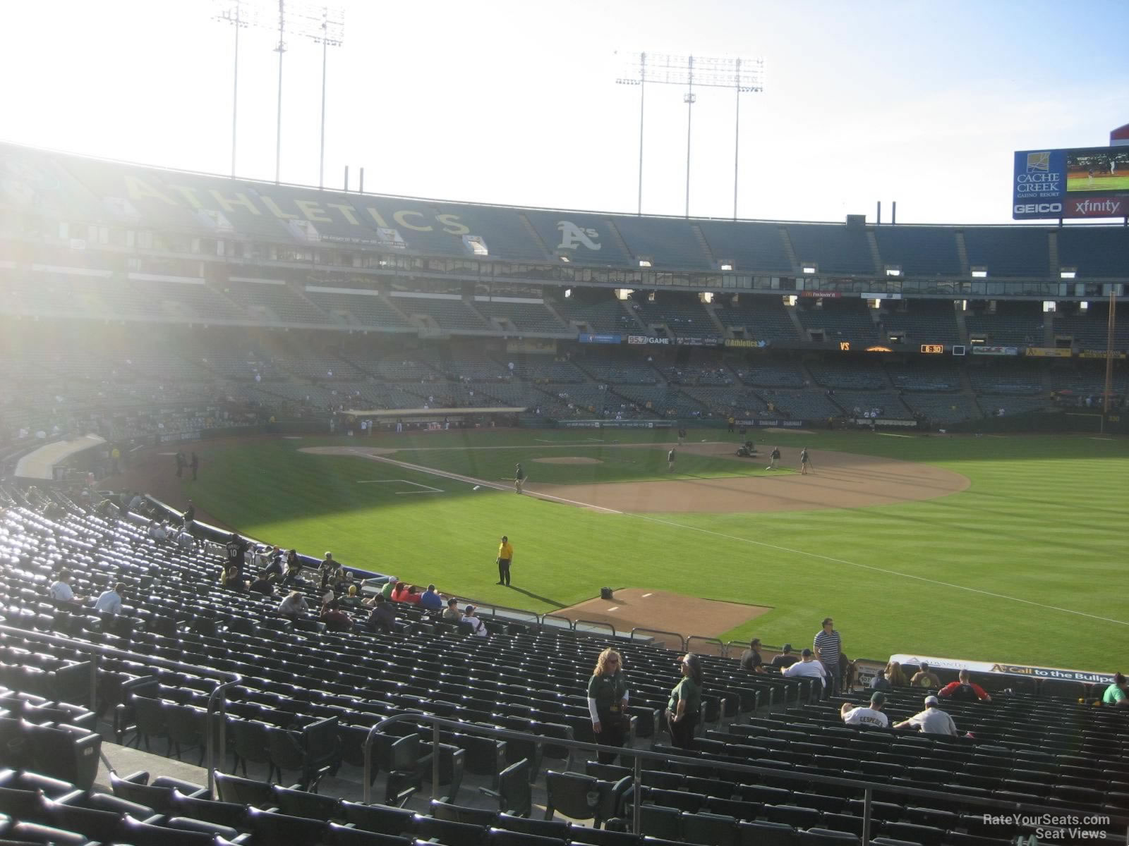 section 106, row 30 seat view  - ringcentral coliseum