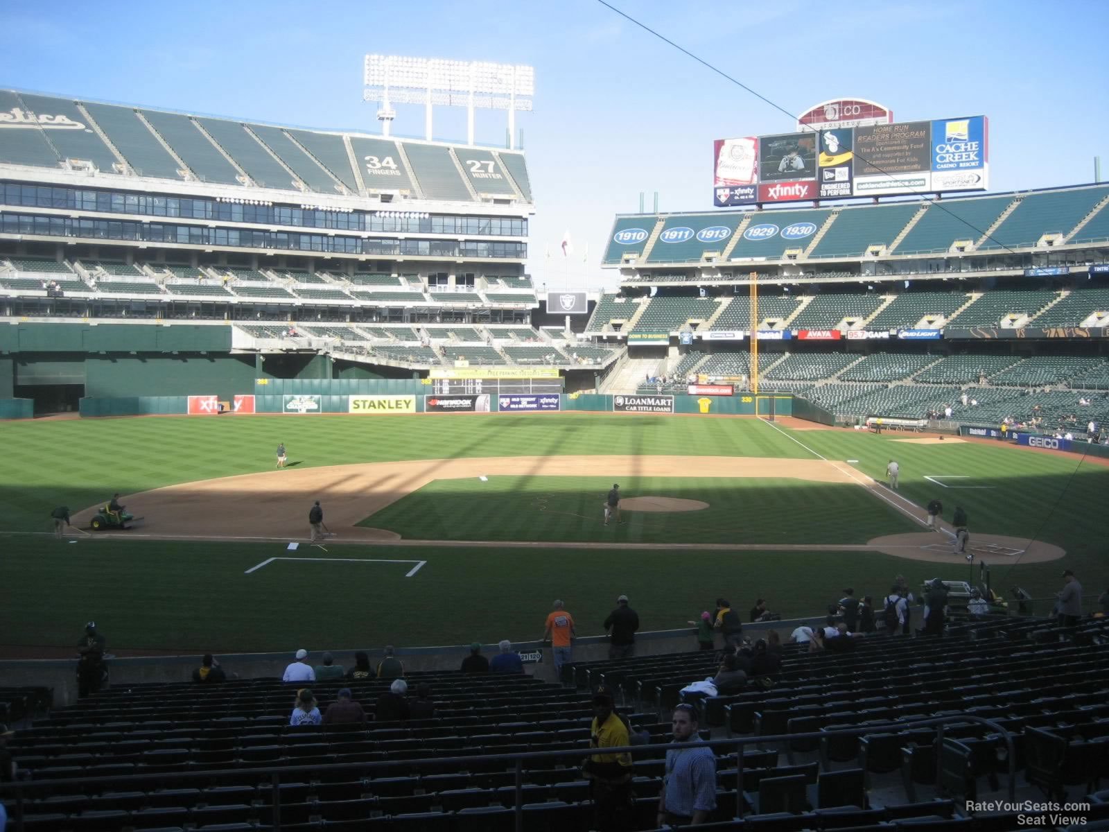 section 121, row 30 seat view  - ringcentral coliseum