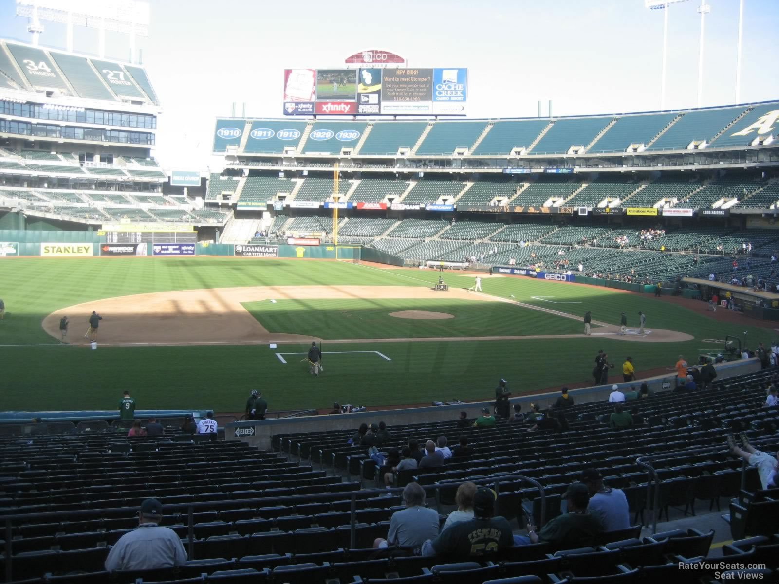 section 123, row 30 seat view  - ringcentral coliseum