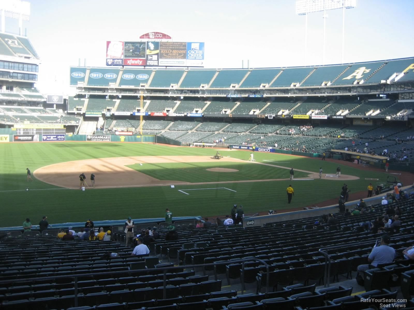 section 124, row 30 seat view  - ringcentral coliseum