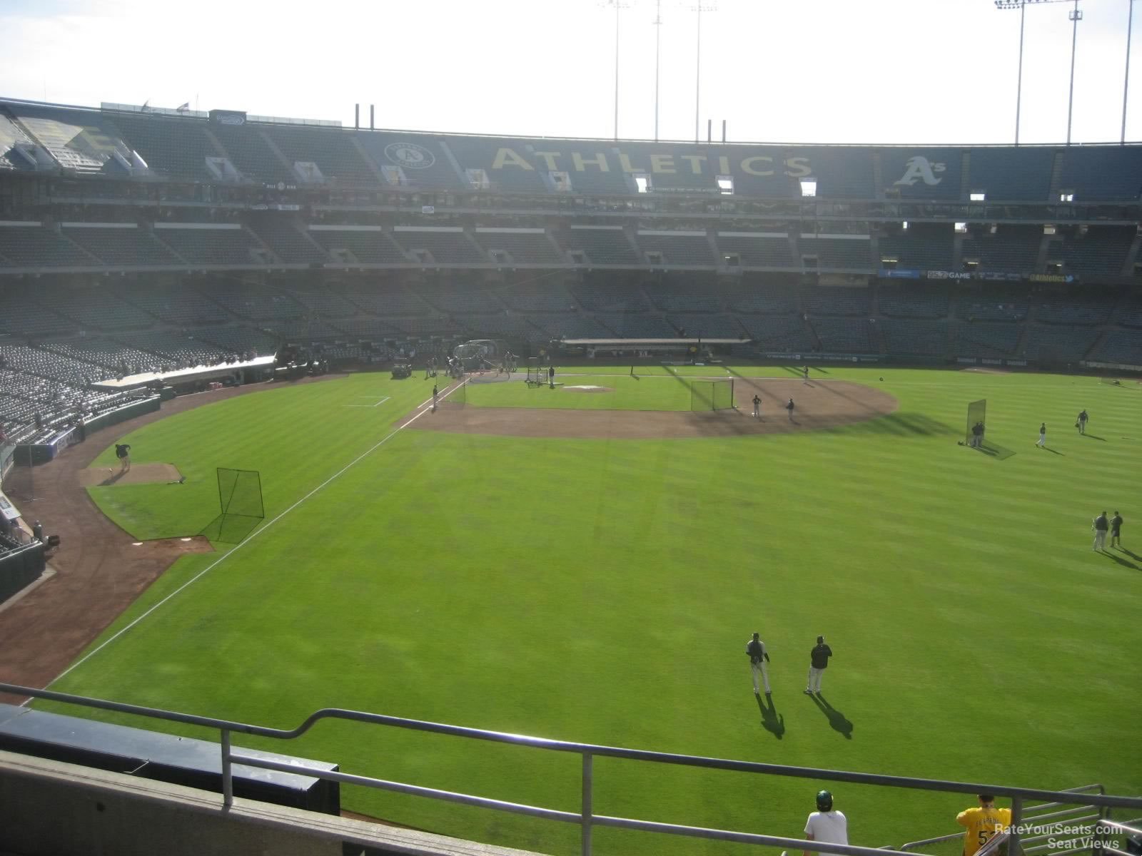 section 200, row 6 seat view  - ringcentral coliseum