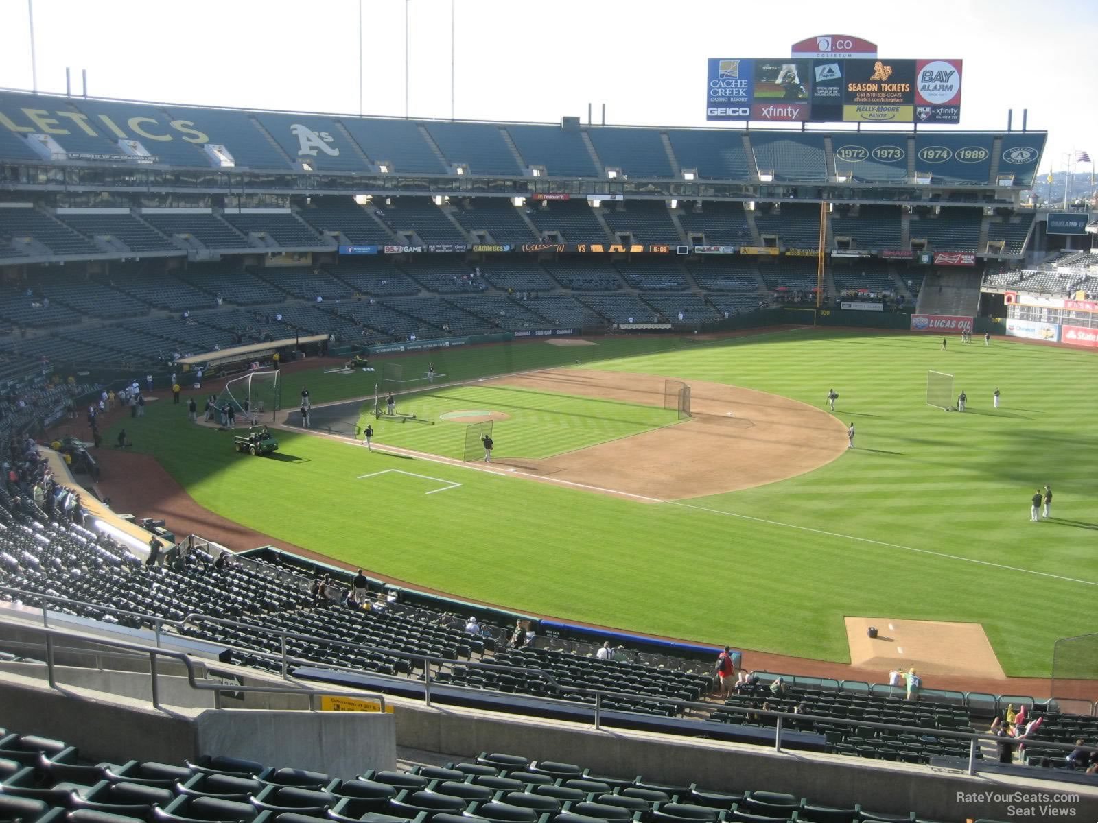 section 208, row 14 seat view  - ringcentral coliseum