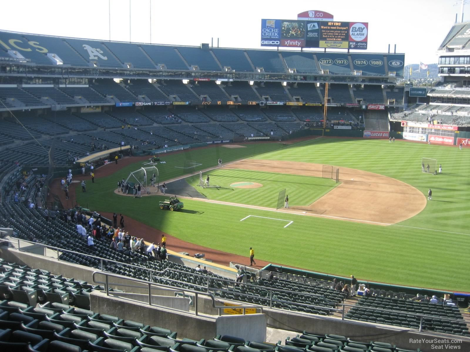 section 210, row 14 seat view  - ringcentral coliseum