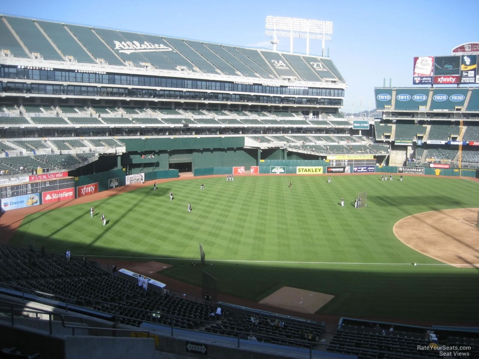 Oakland Alameda Coliseum Seating Chart