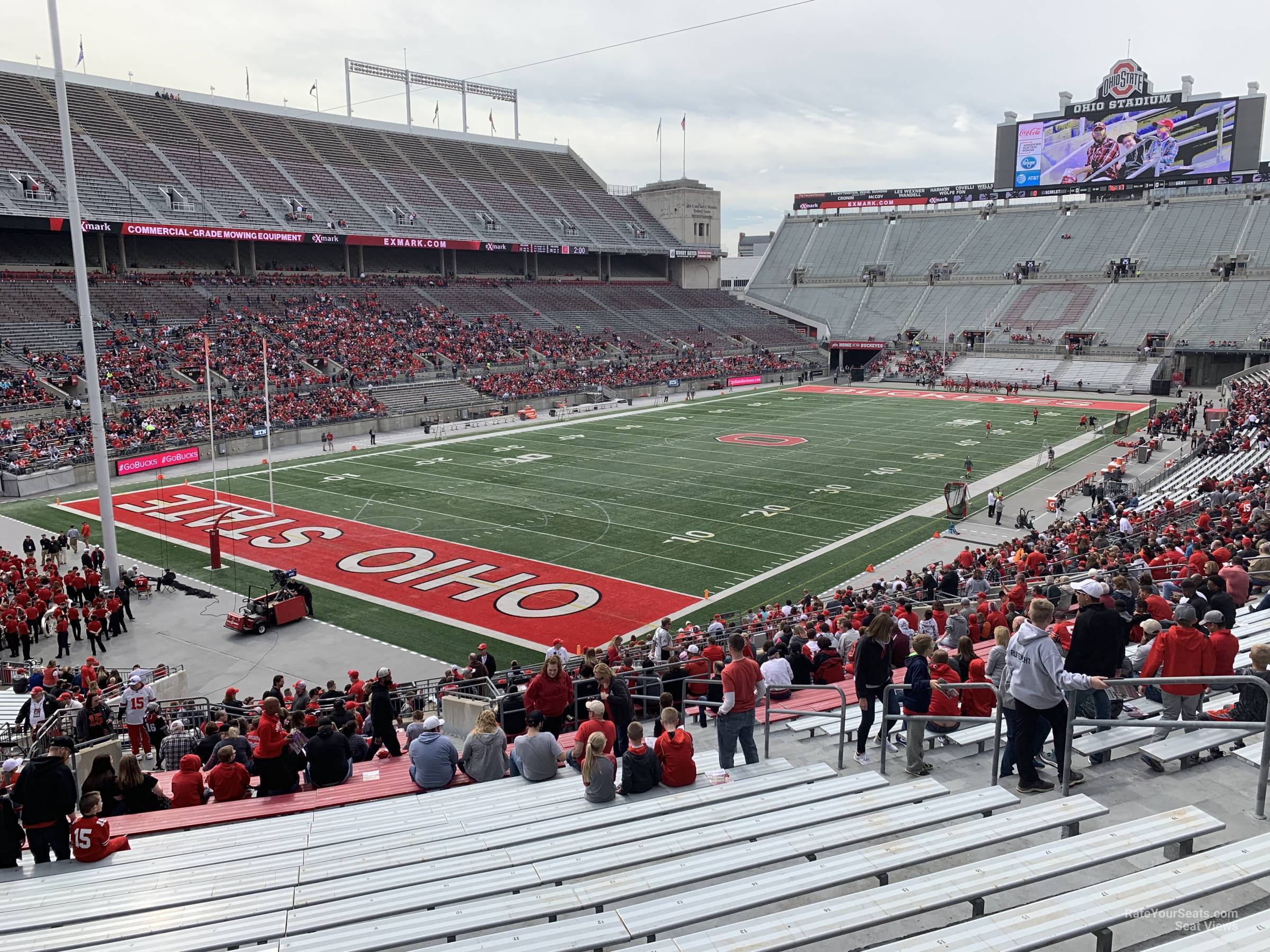 section 11a, row 25 seat view  - ohio stadium