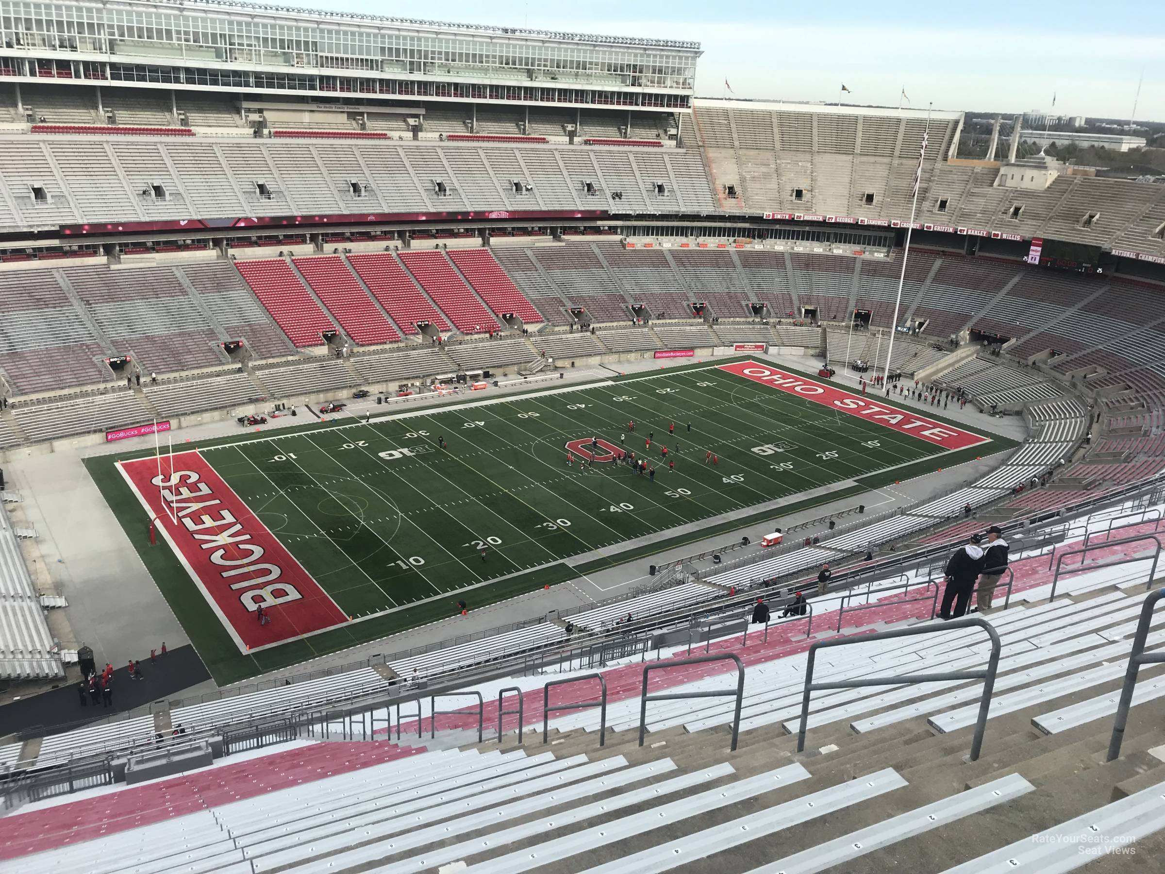 section 30c, row 41 seat view  for football - ohio stadium
