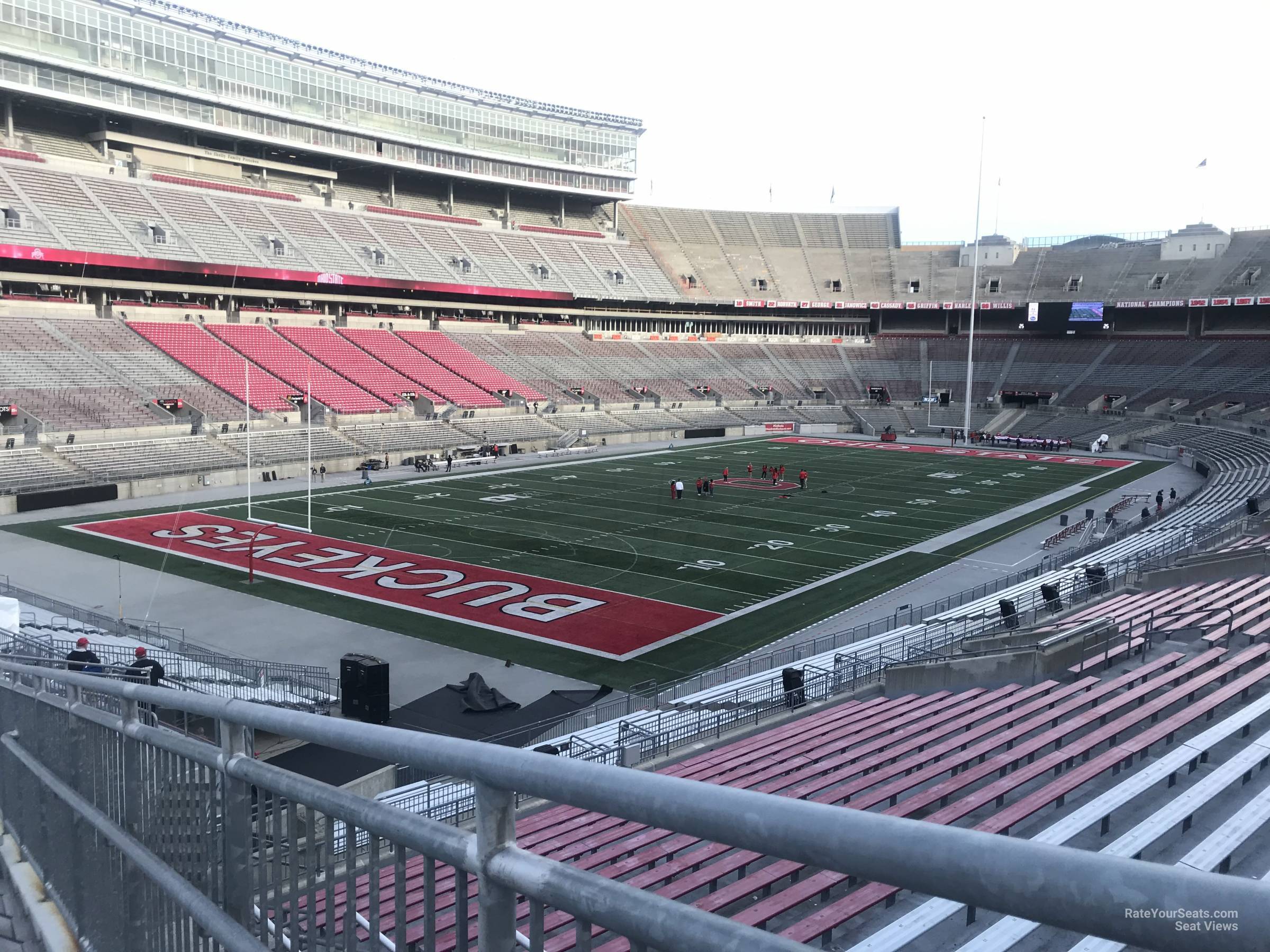 section 32a, row 26 seat view  for football - ohio stadium