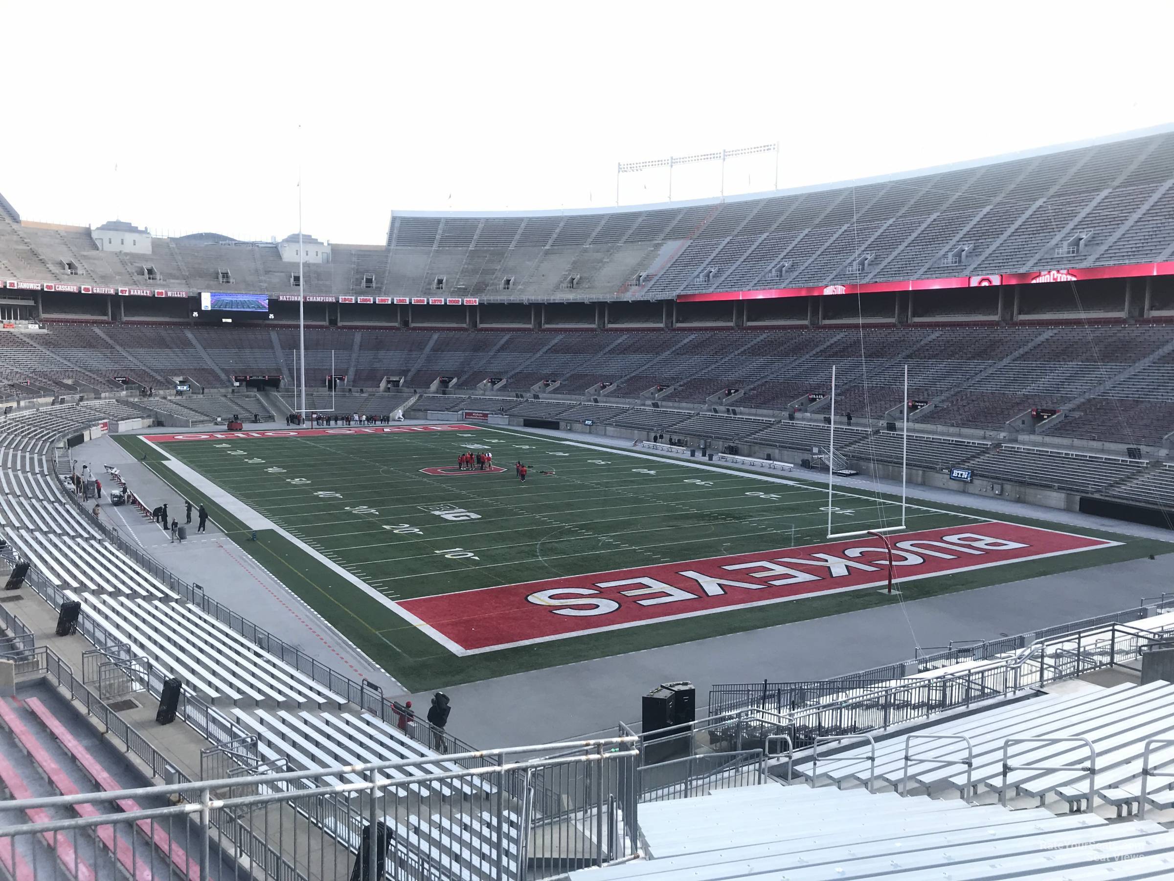 section 33a, row 25 seat view  - ohio stadium