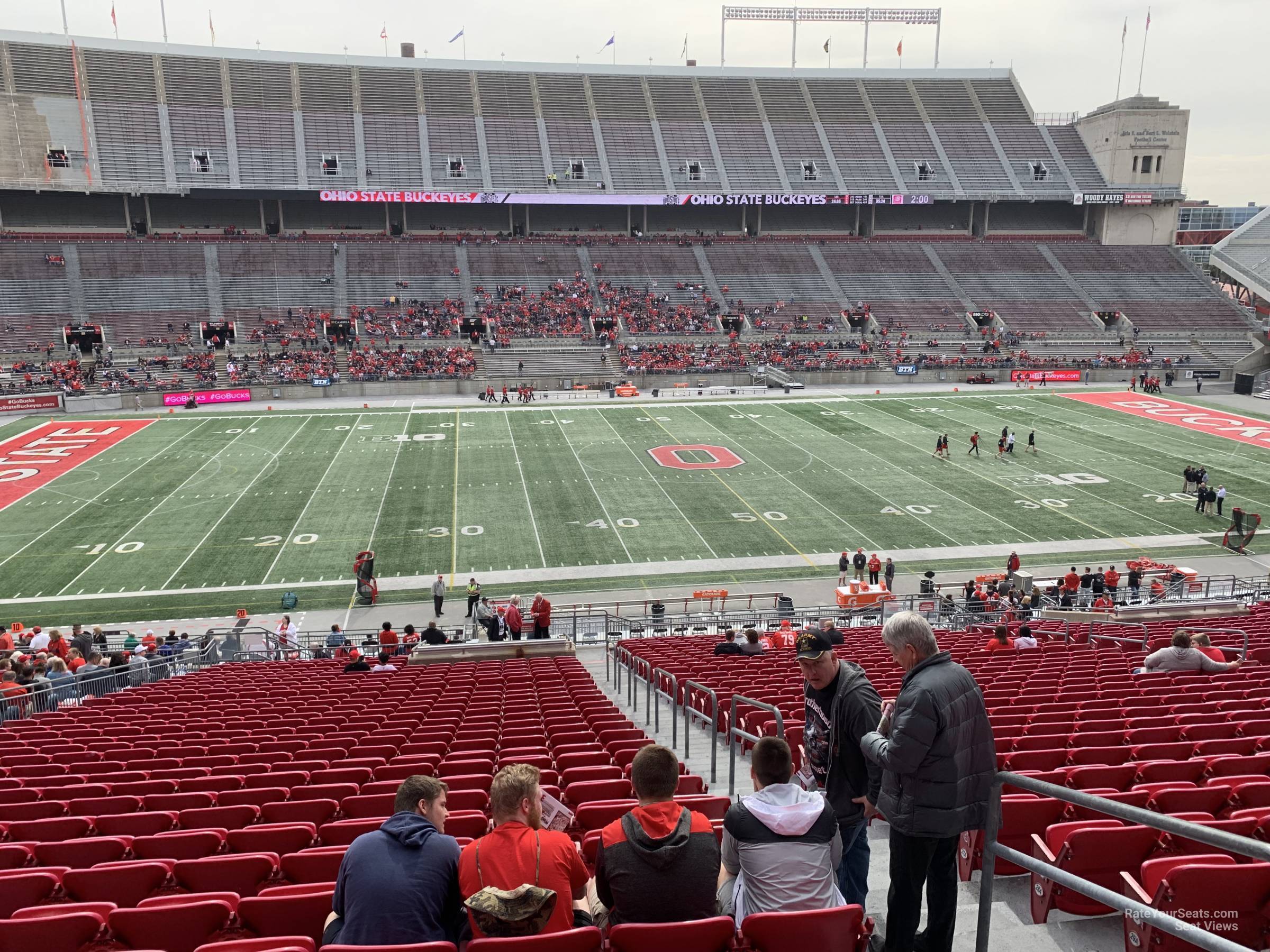 club 1, row 35 seat view  - ohio stadium