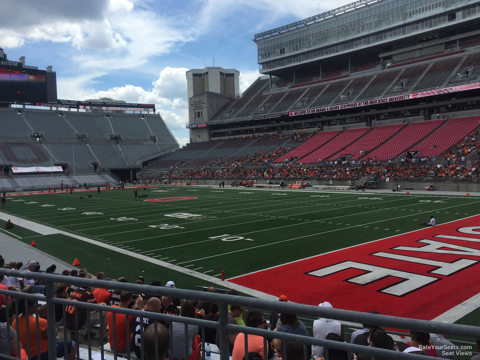 section 10aa seat view  for football - ohio stadium