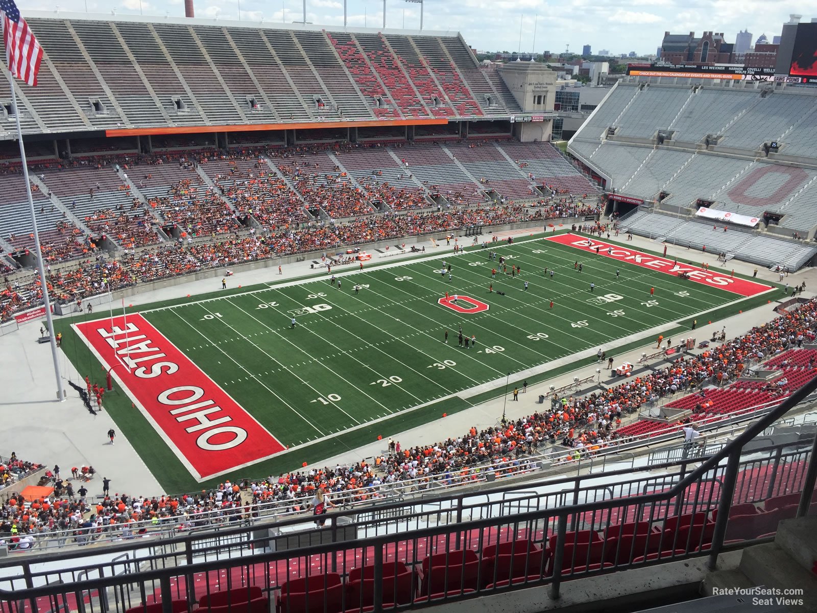 section 11d seat view  for football - ohio stadium