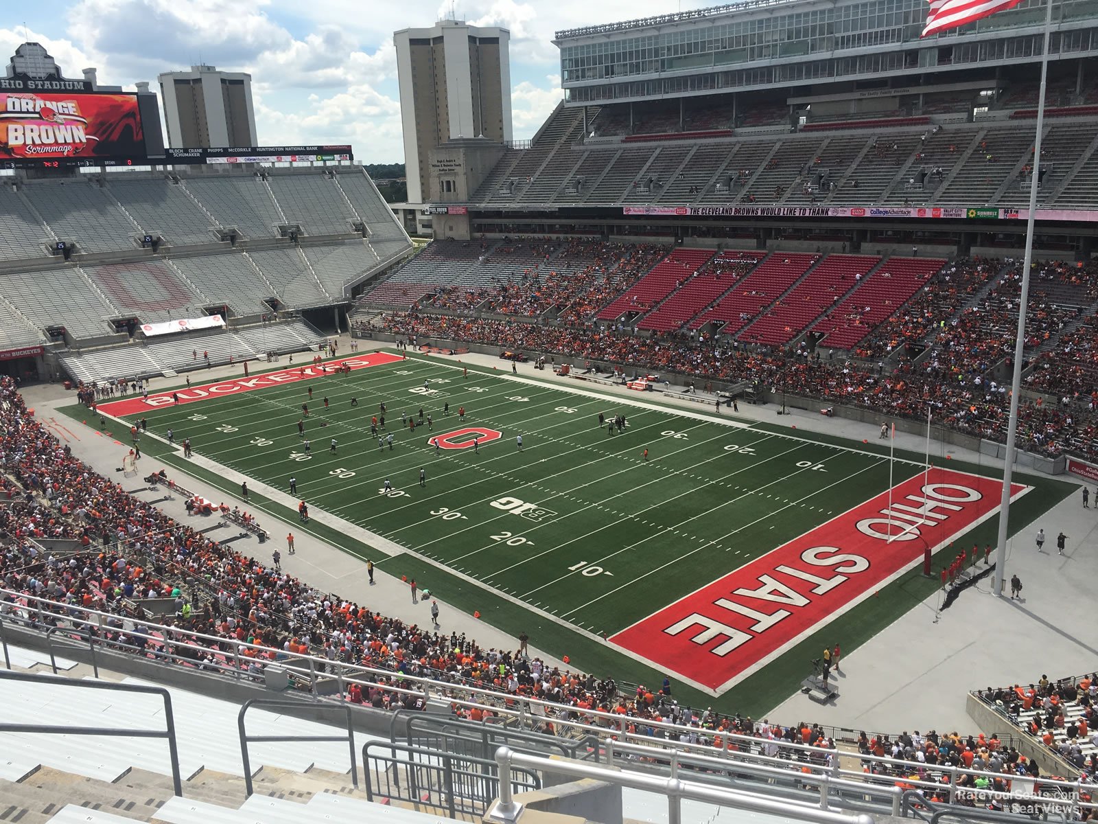 section 12c, row 16 seat view  - ohio stadium