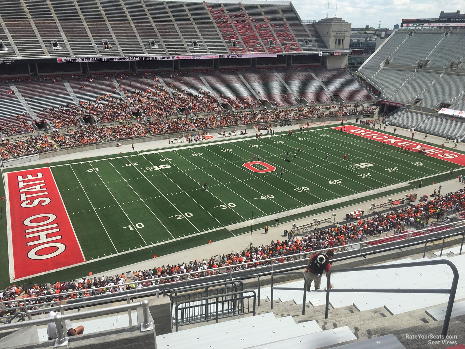 section 13c, row 16 seat view  for football - ohio stadium