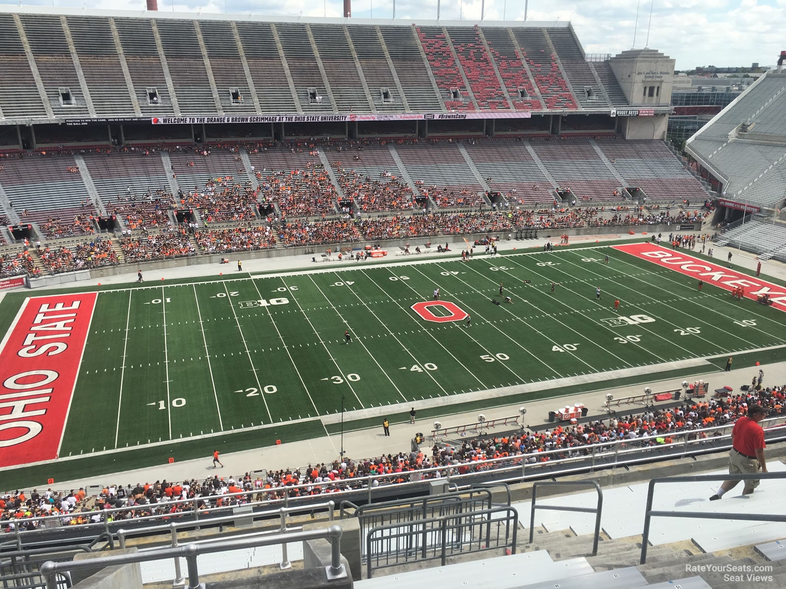 section 15c, row 16 seat view  for football - ohio stadium