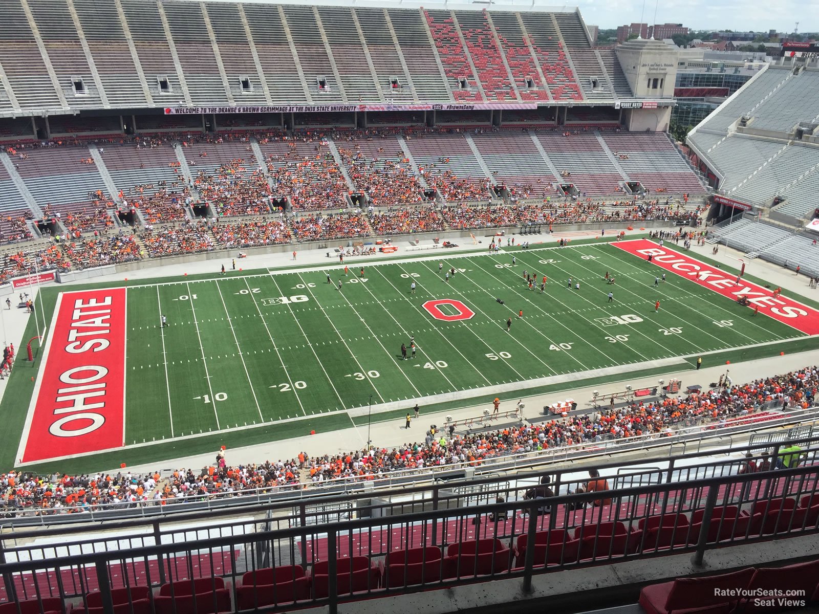 section 15d seat view  - ohio stadium