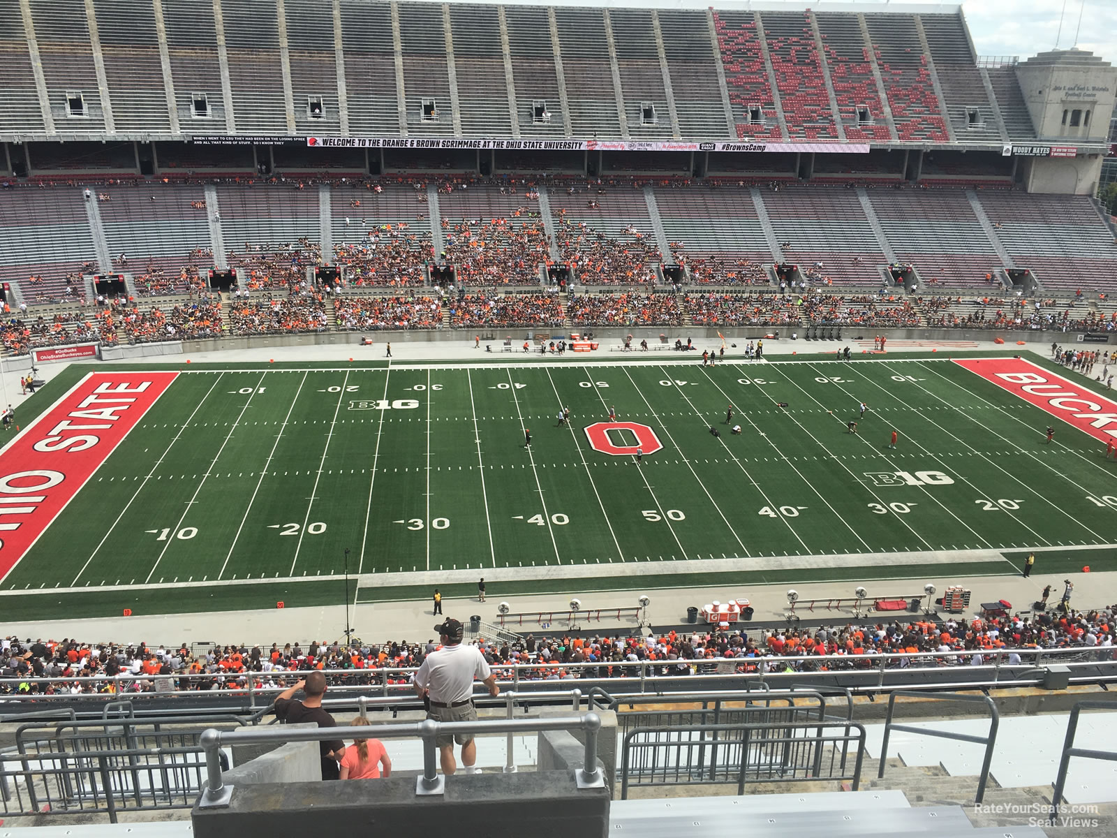 section 17c, row 16 seat view  for football - ohio stadium