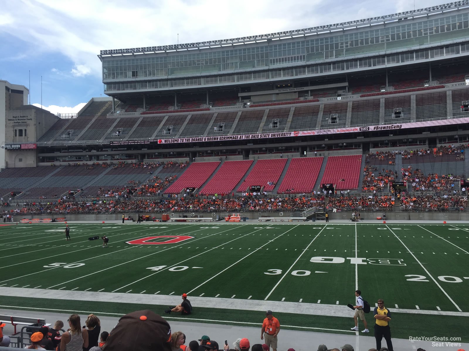 section 18aa seat view  for football - ohio stadium