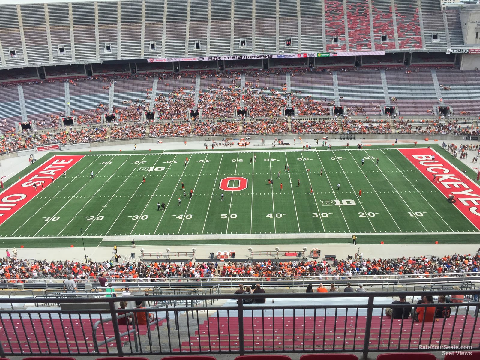 section 21d seat view  for football - ohio stadium