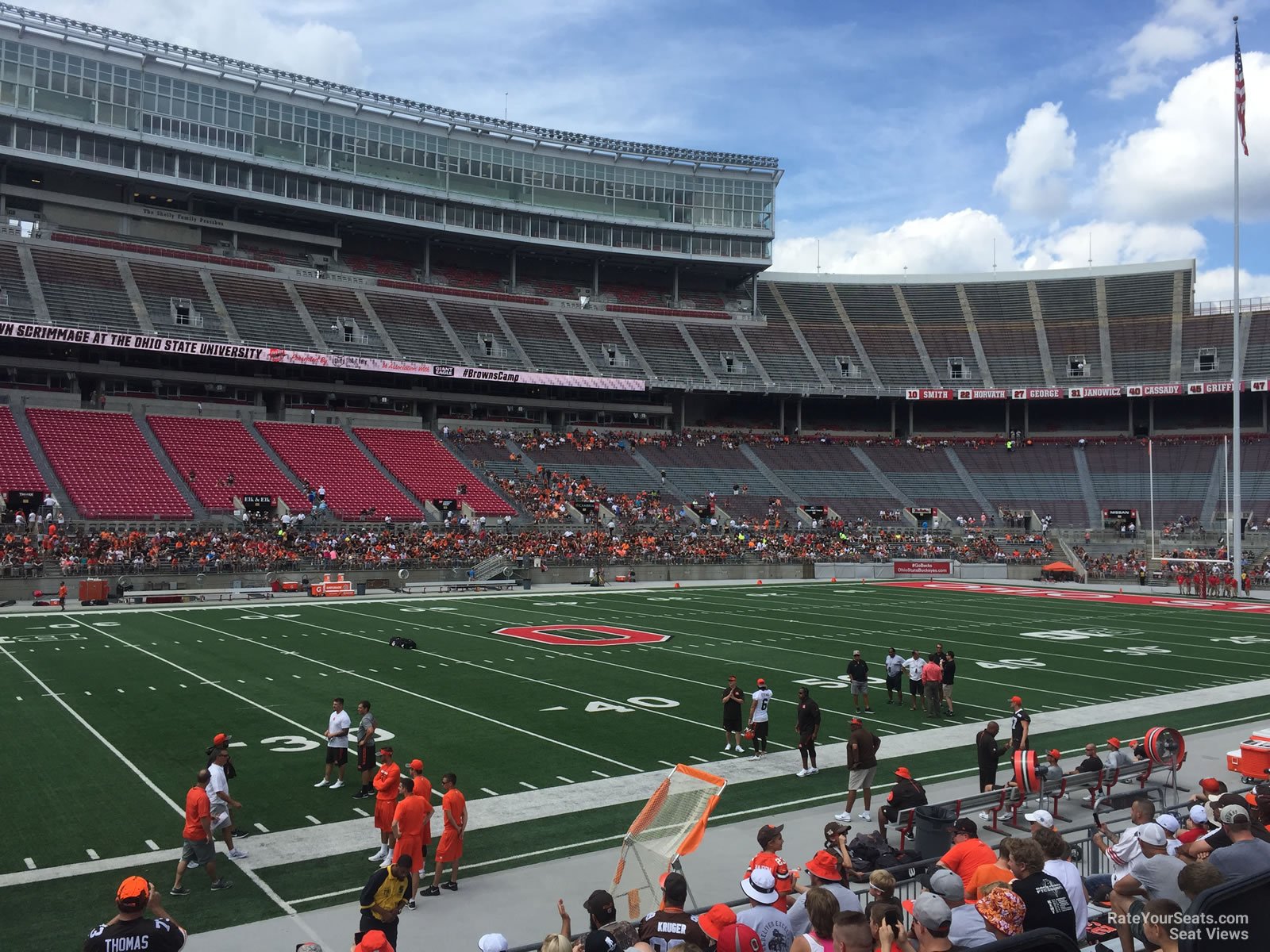 section 24aa seat view  for football - ohio stadium
