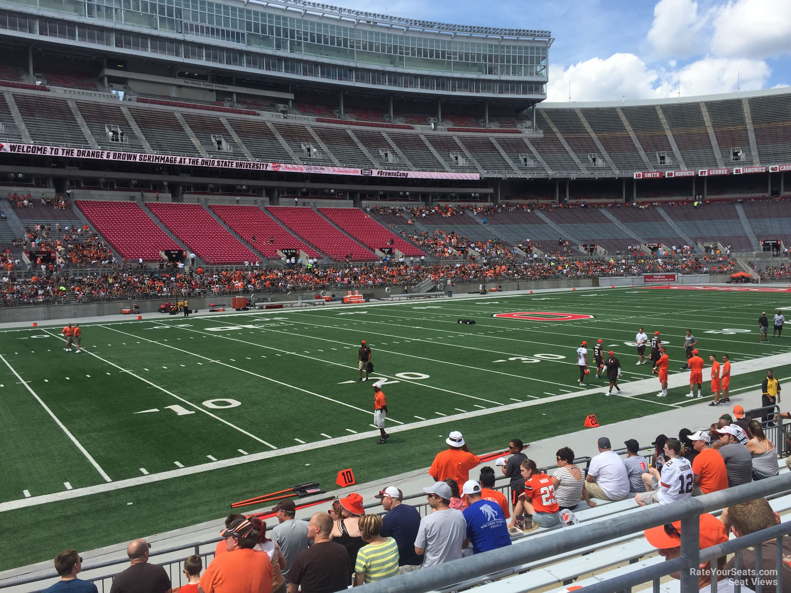 section 26aa seat view  for football - ohio stadium