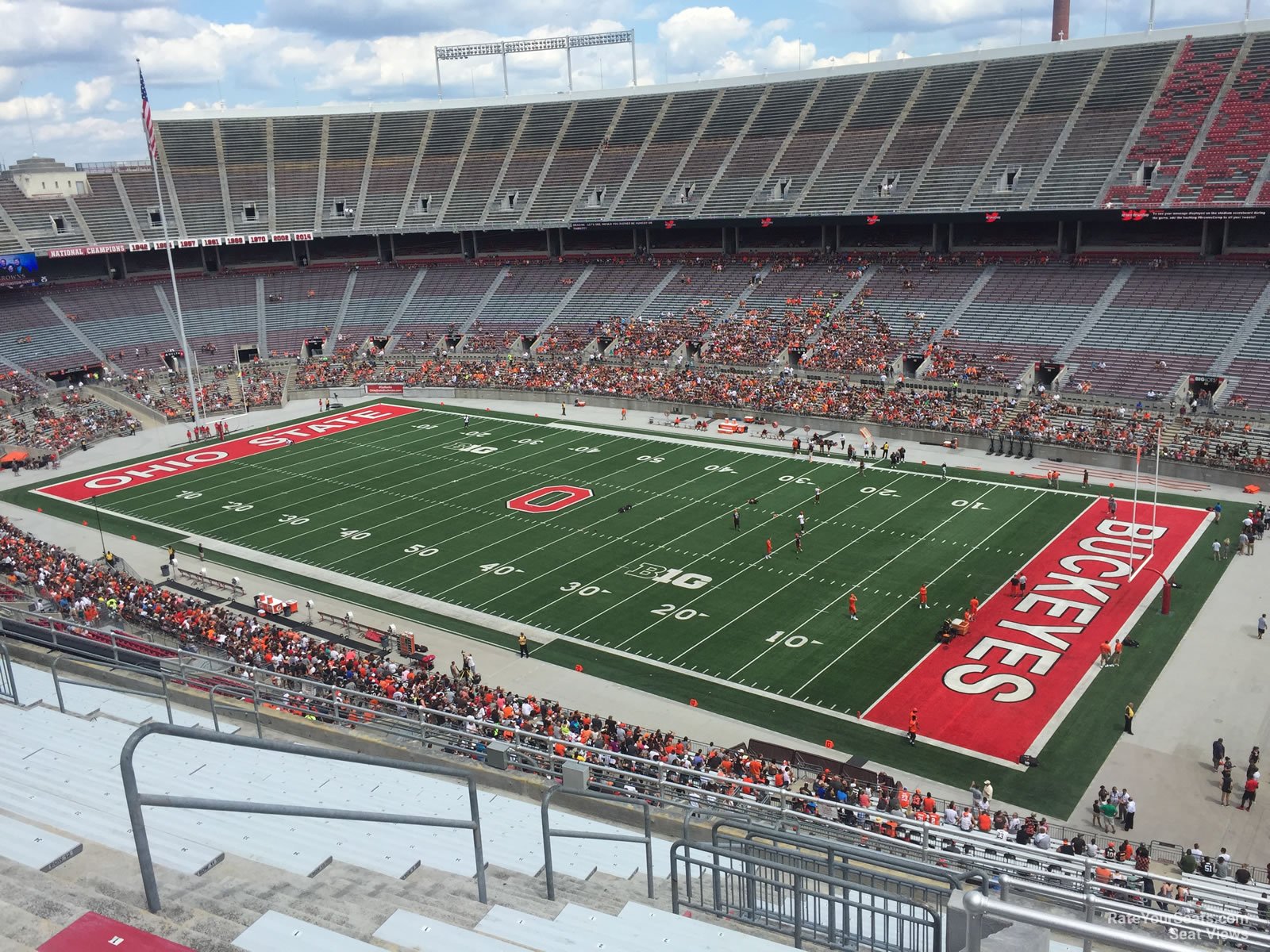section 27c seat view  for football - ohio stadium