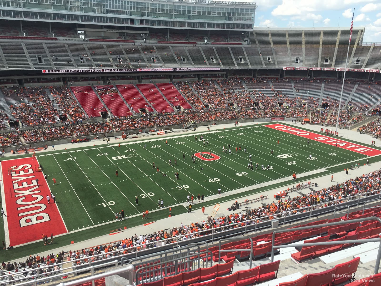 section 28c, row 16 seat view  - ohio stadium