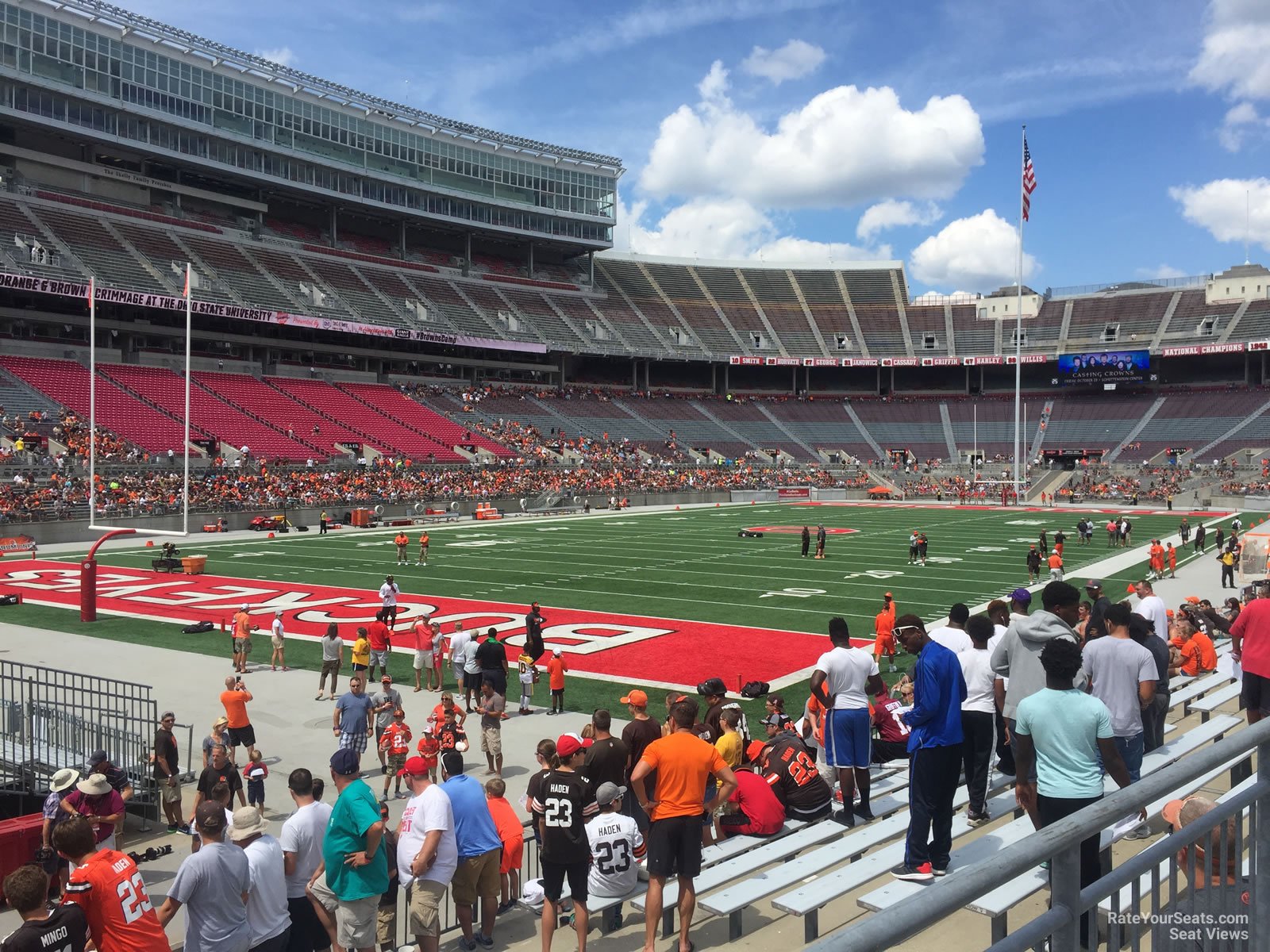 section 30aa seat view  for football - ohio stadium