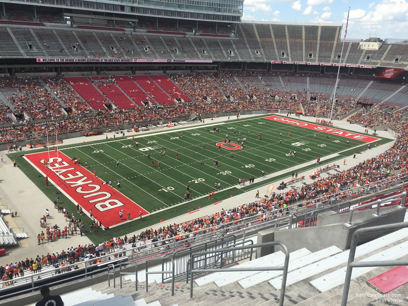 section 30c, row 16 seat view  - ohio stadium