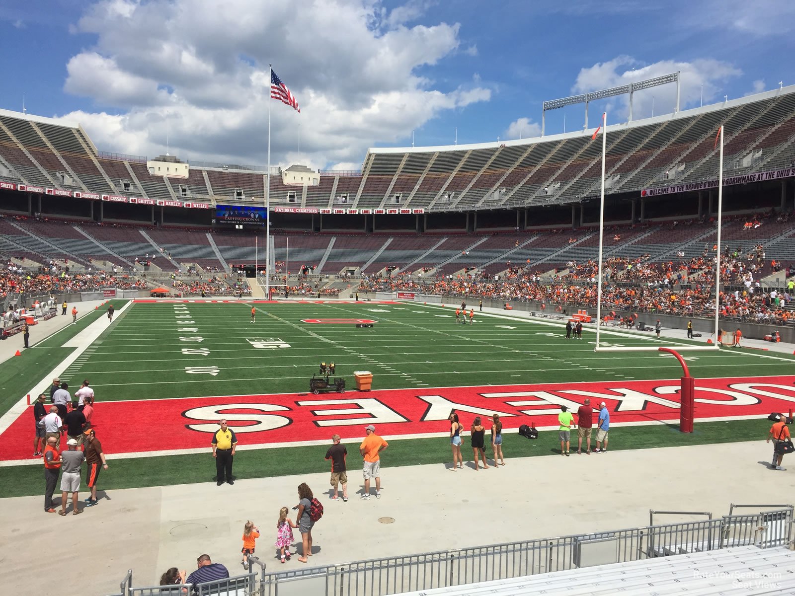 section 37aa seat view  for football - ohio stadium
