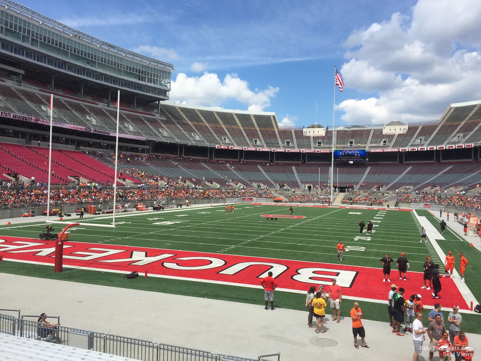section 38aa seat view  for football - ohio stadium