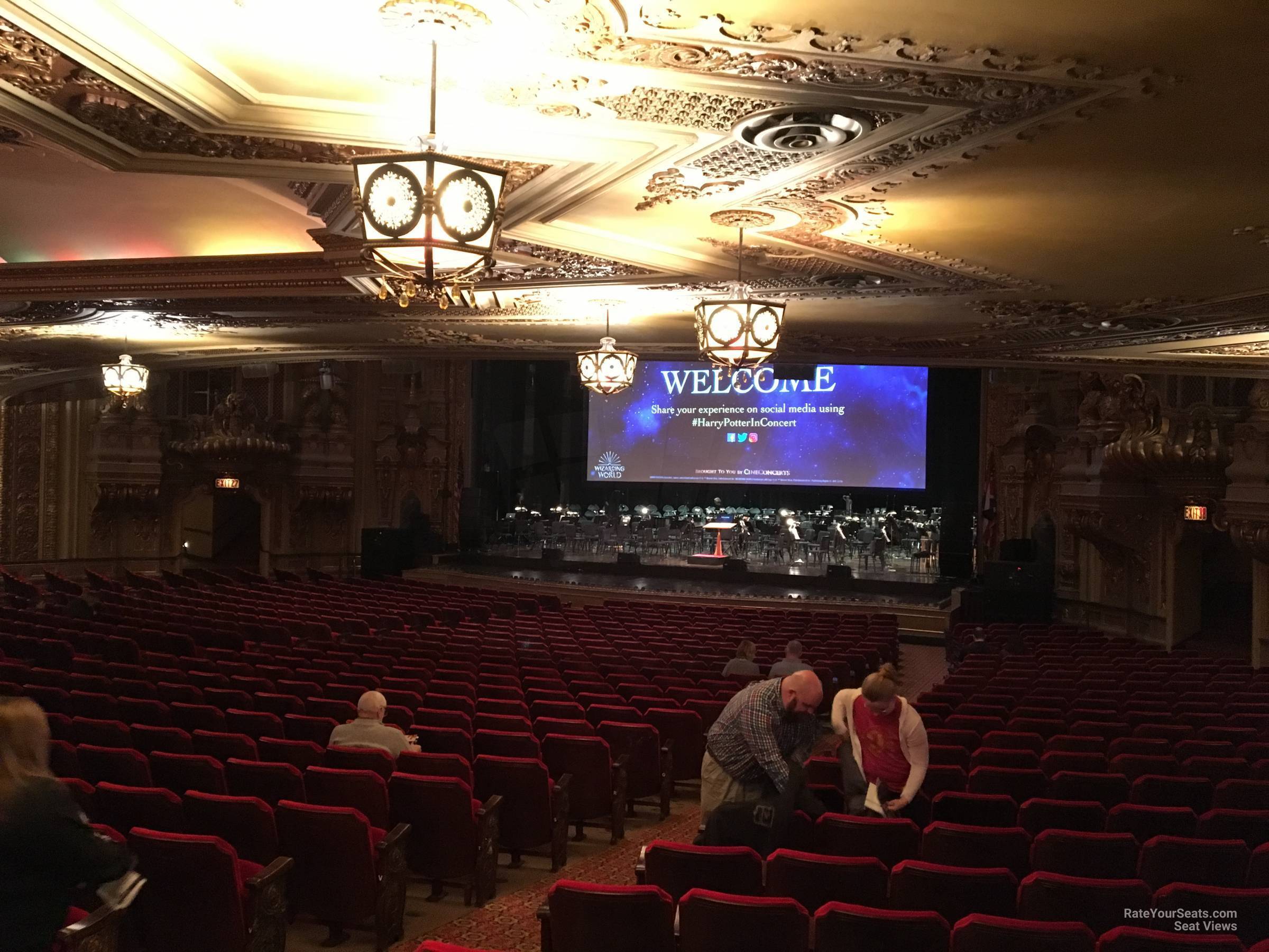 floor 1, row bb seat view  - ohio theatre