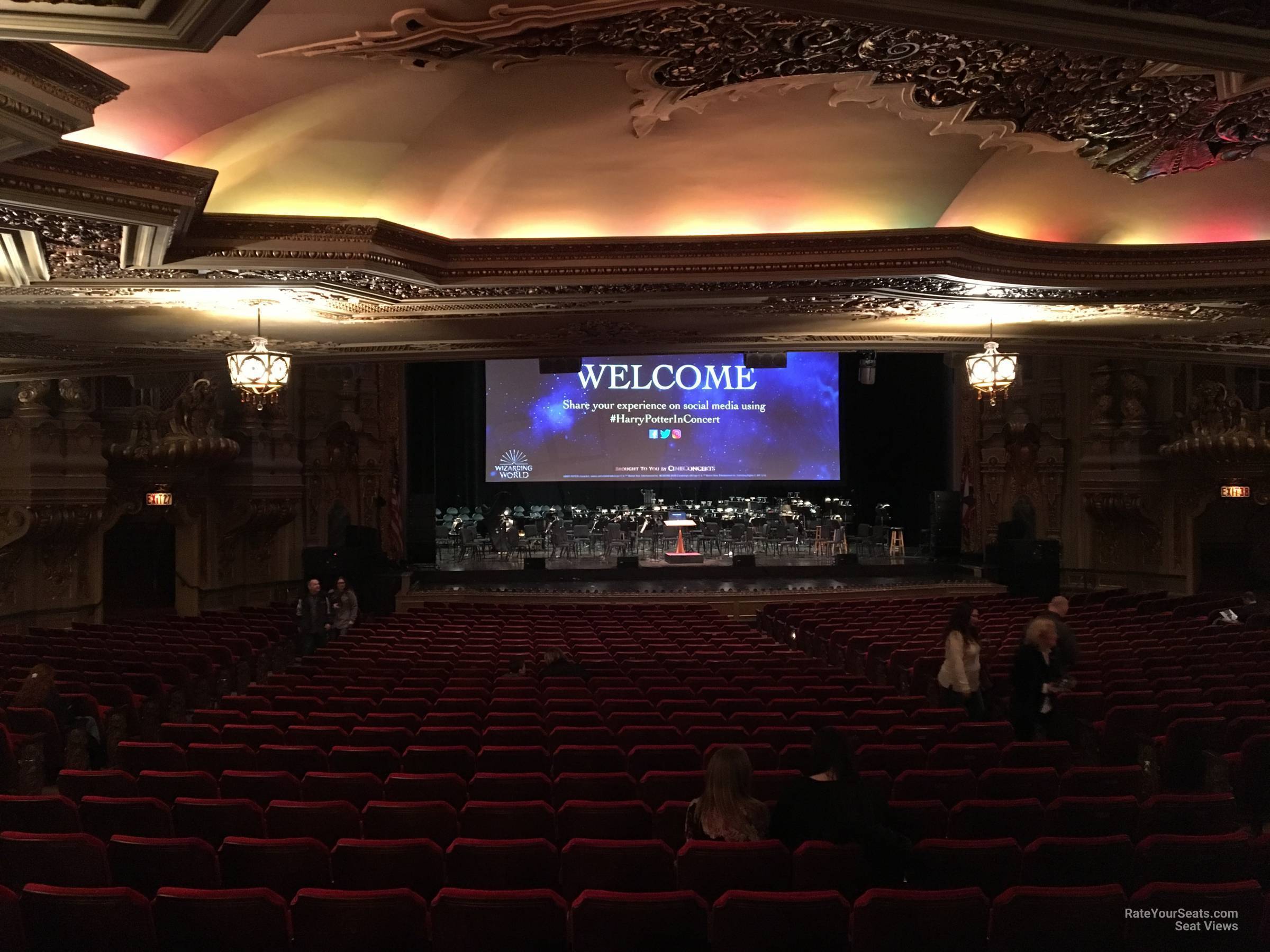 floor 3, row bb seat view  - ohio theatre