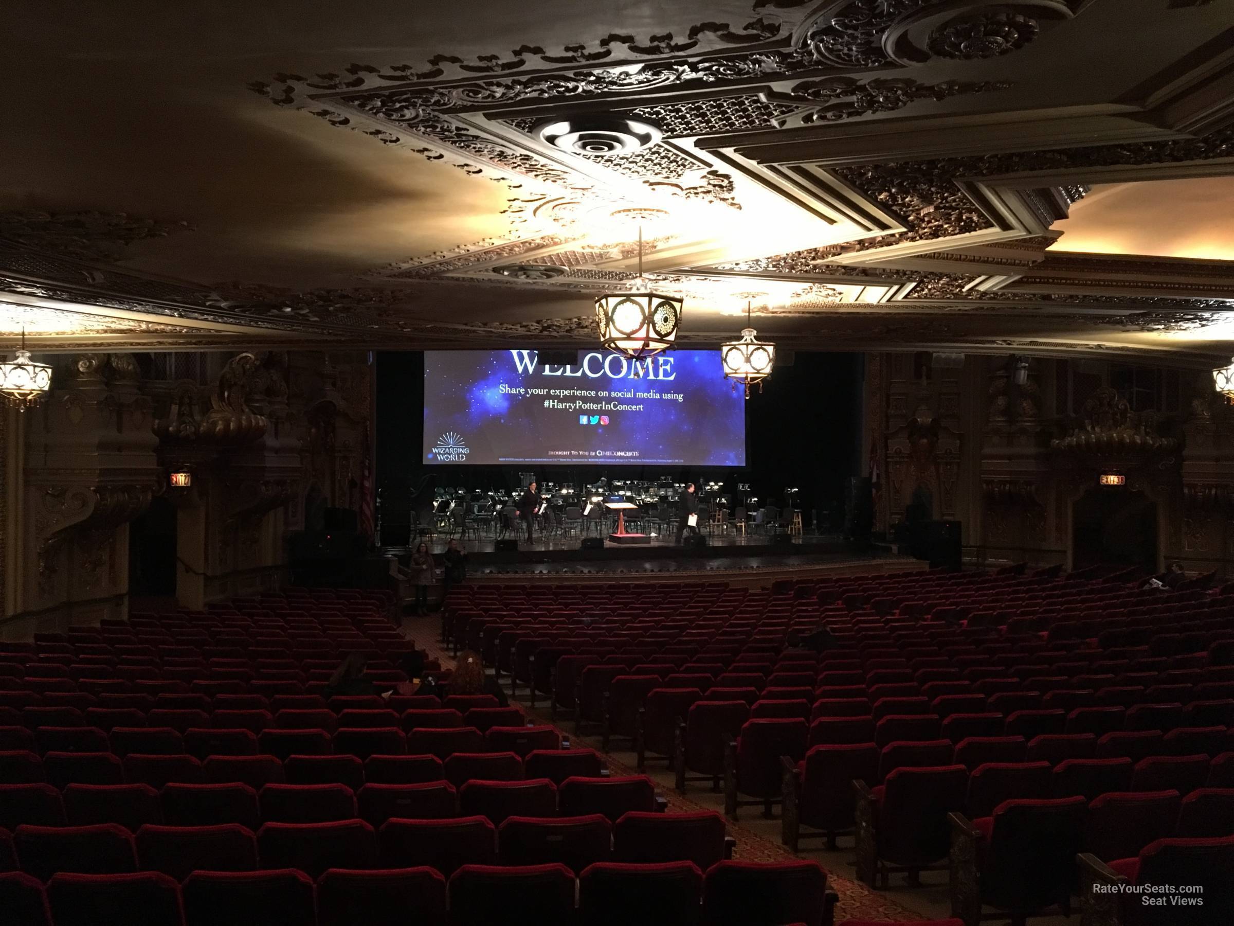 floor 4, row bb seat view  - ohio theatre