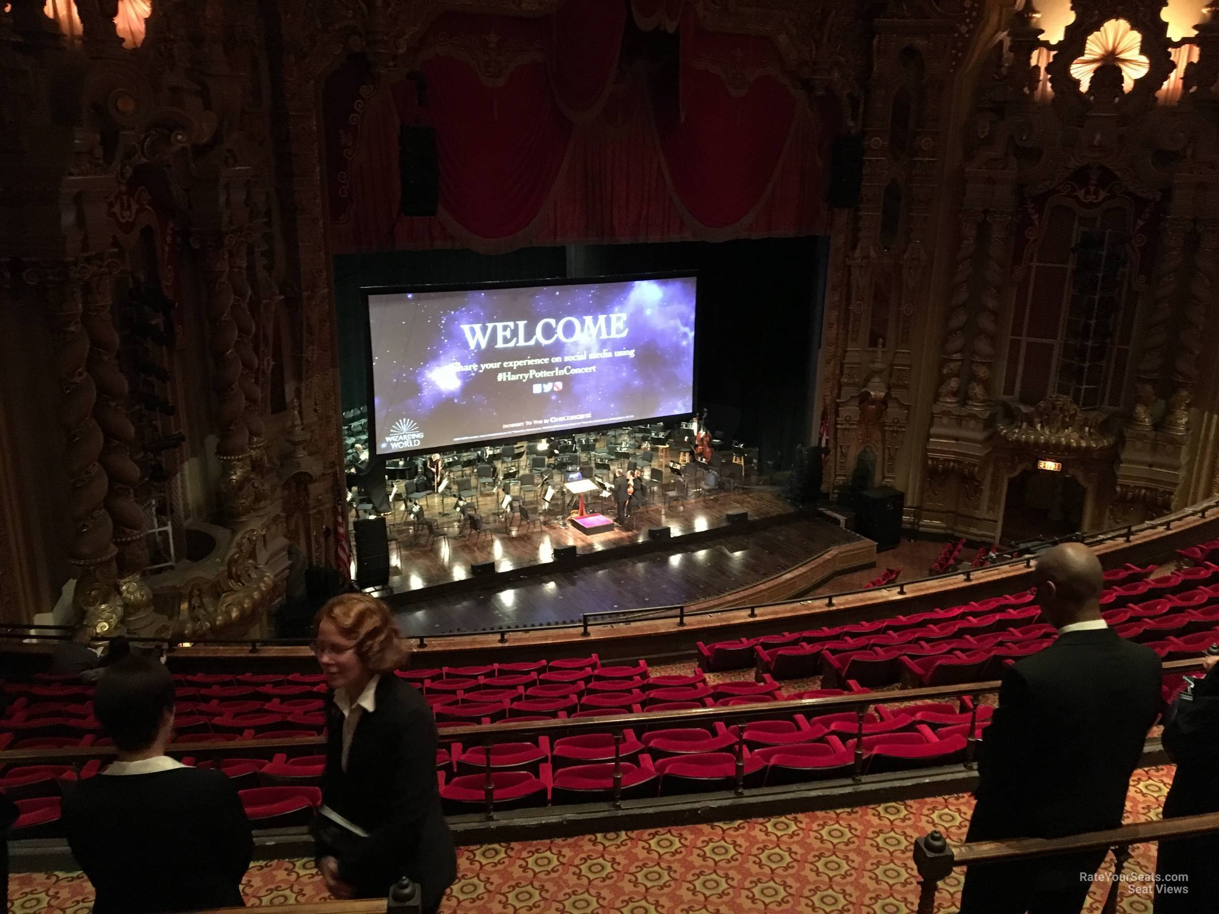 mezzanine e, row d seat view  - ohio theatre